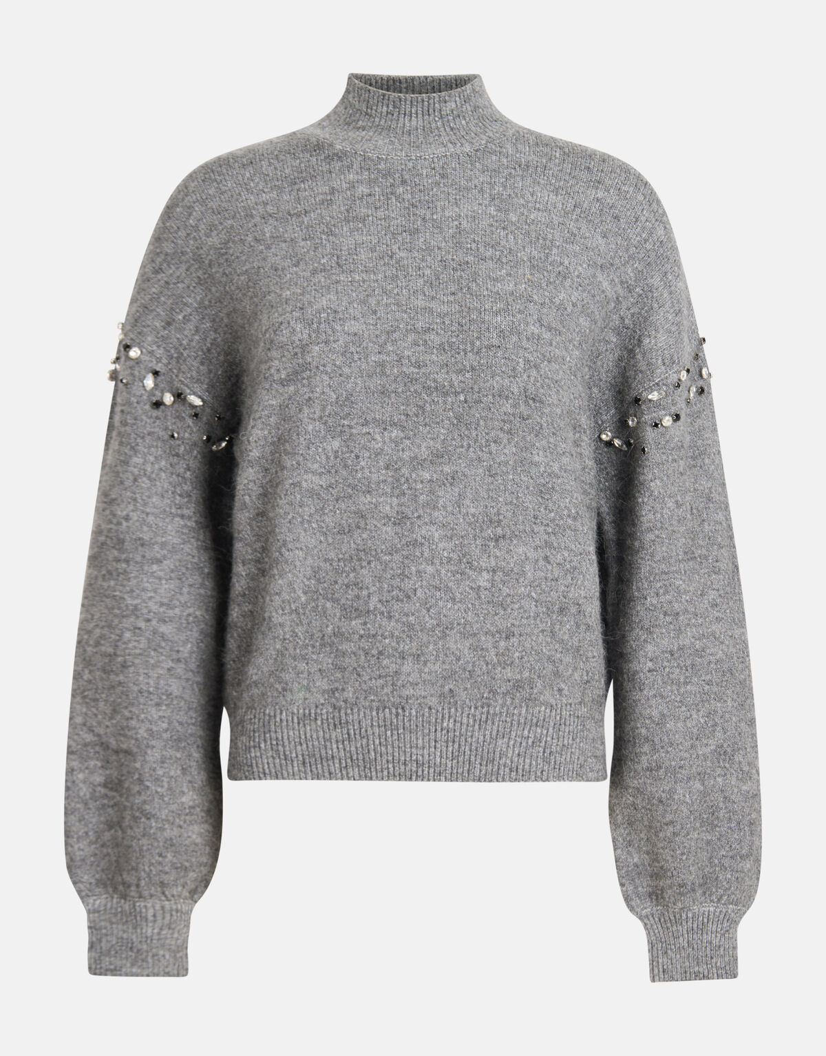 Nieten-Pullover Dunkelgrau SHOEBY WOMEN