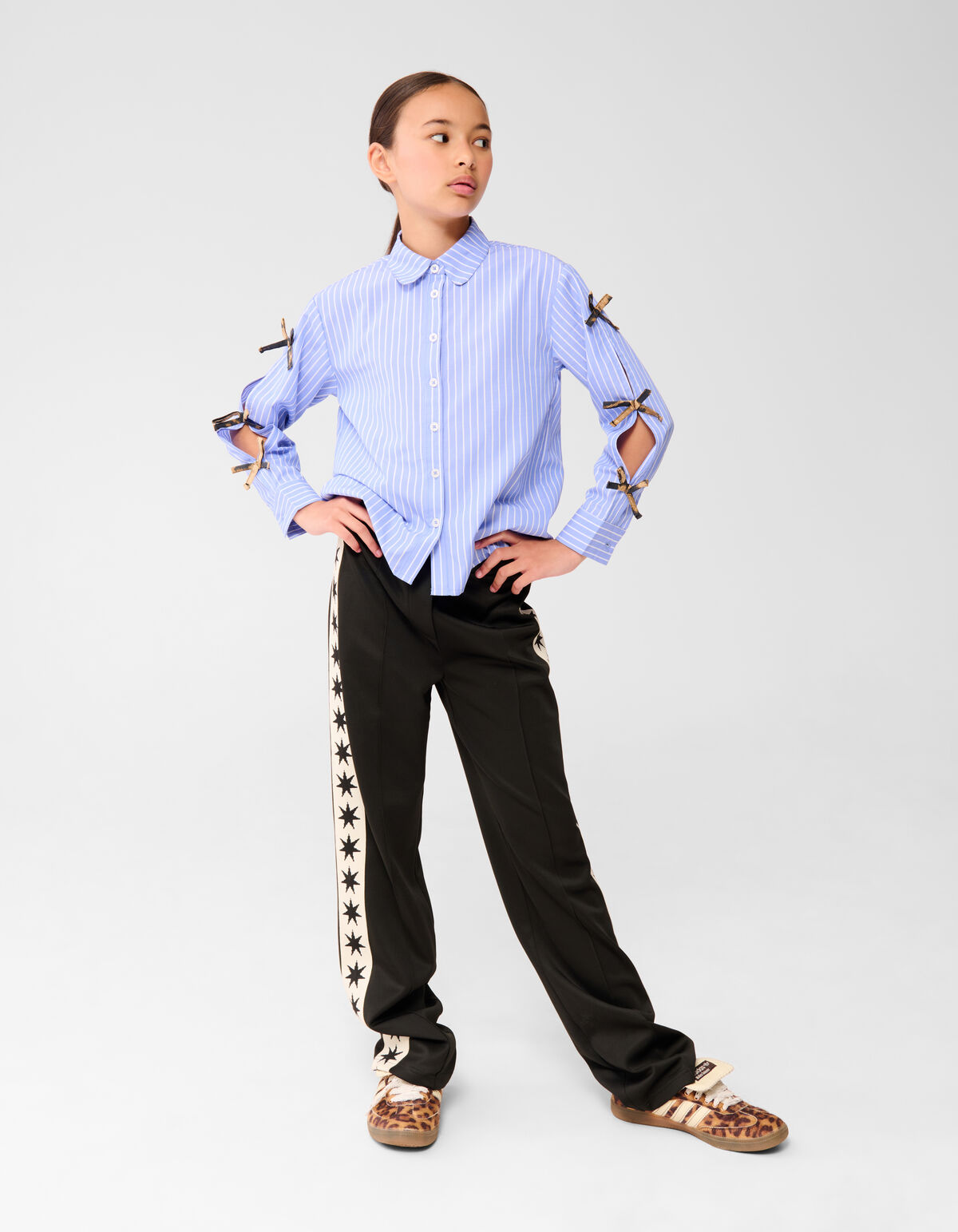 Sporty Star Hose mit weitem Bein Schwarz SHOEBY GIRLS