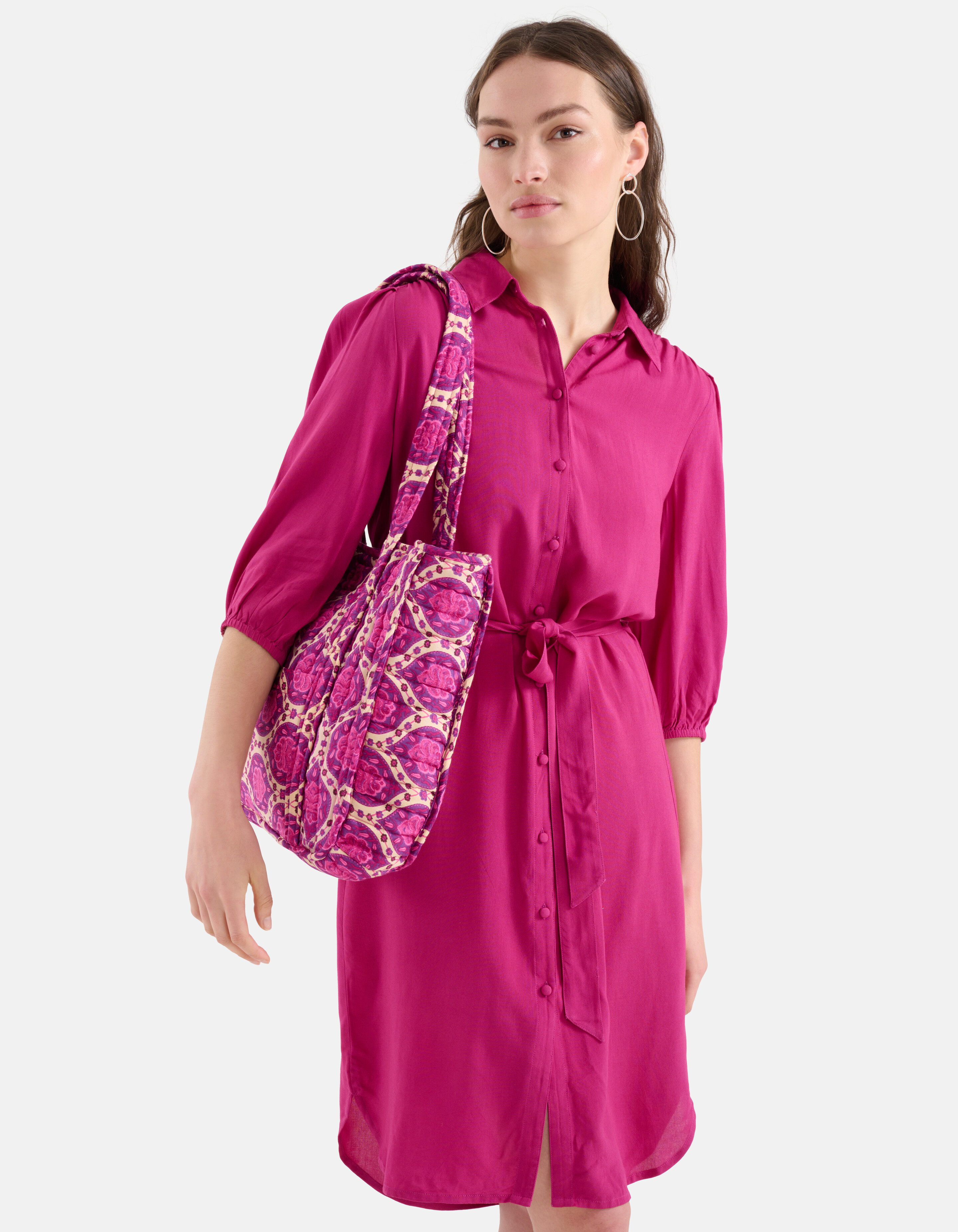 Grafikdruck Shopper Lila SHOEBY ACCESSOIRES