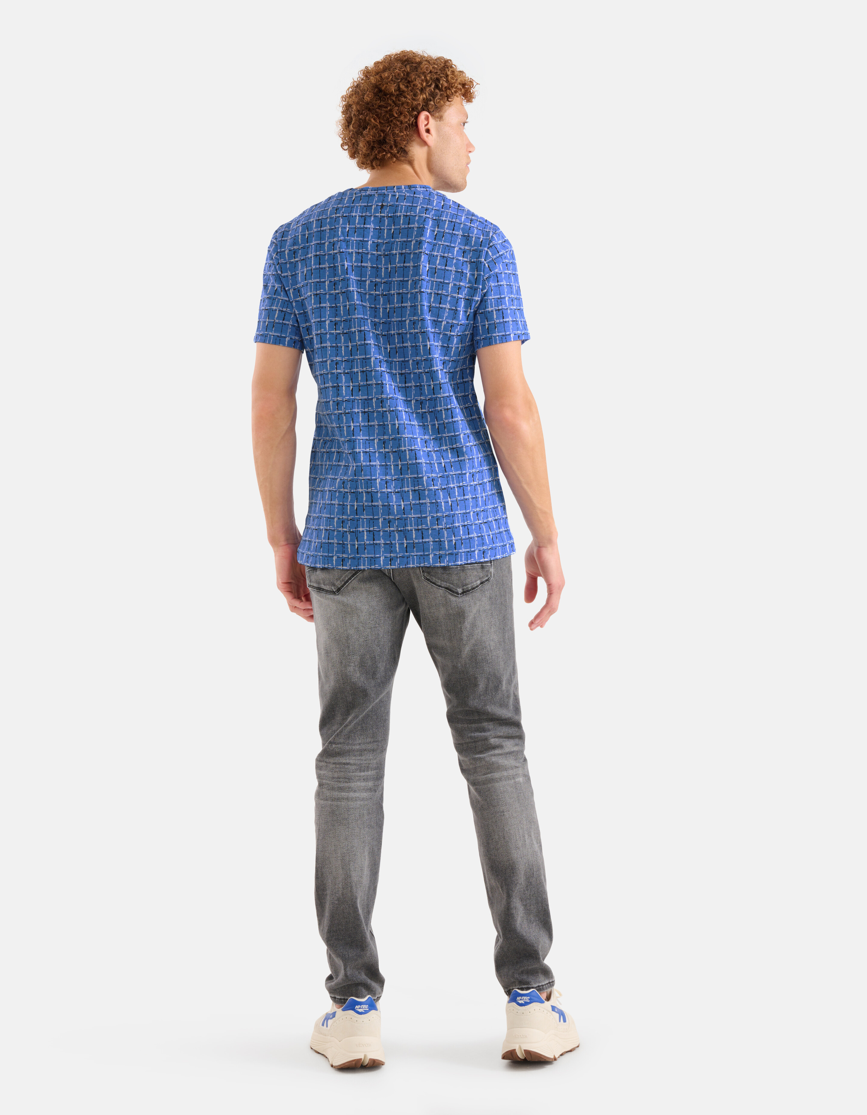Bedrucktes T-shirt Blau SHOEBY MEN