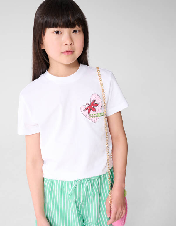 Sweetness Artwork T-Shirt Wei&szlig; SHOEBY GIRLS