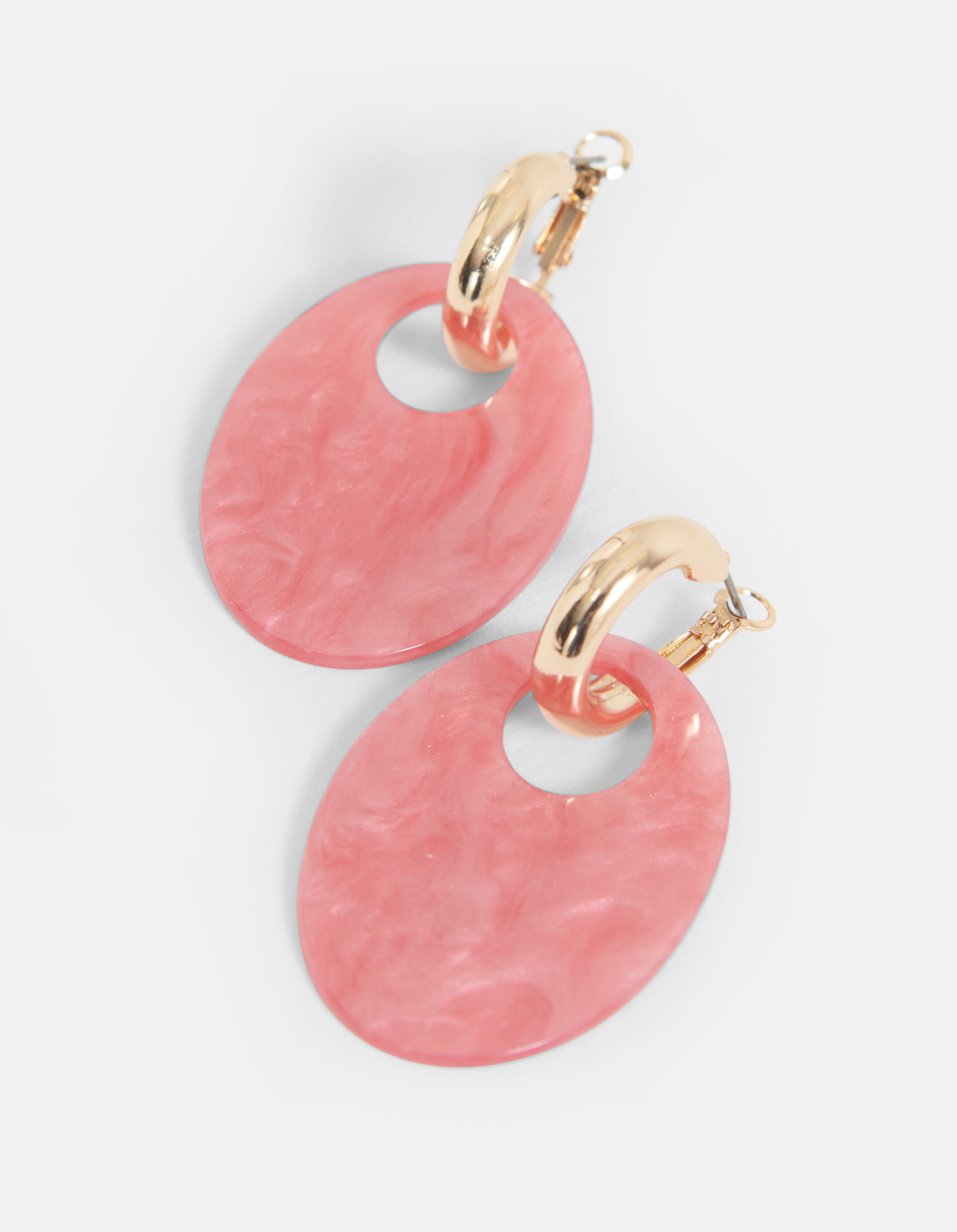 Ovale Ohrringe Rosa SHOEBY ACCESSOIRES