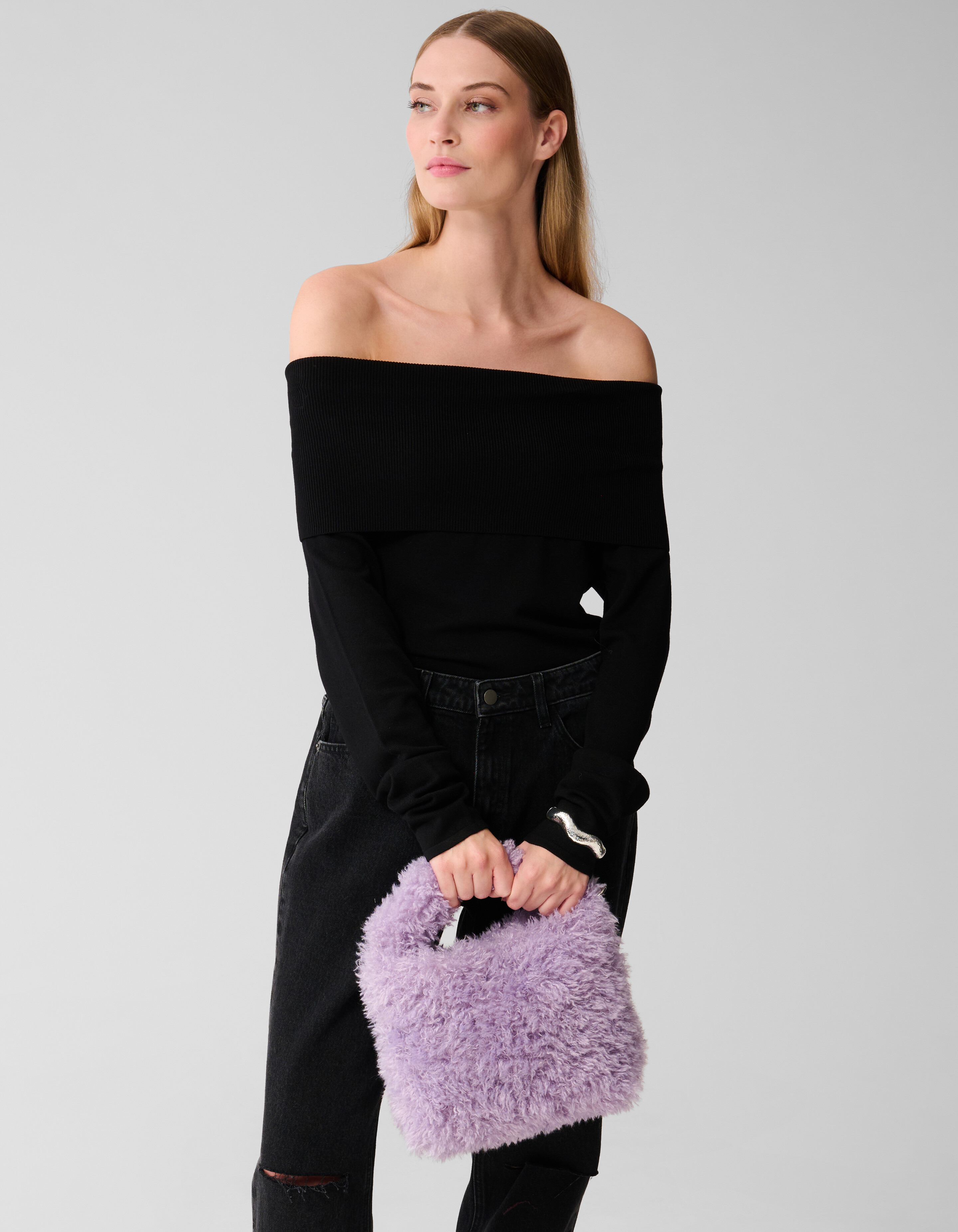 Fluffy Fur Tasche Lila SHOEBY ACCESSOIRES