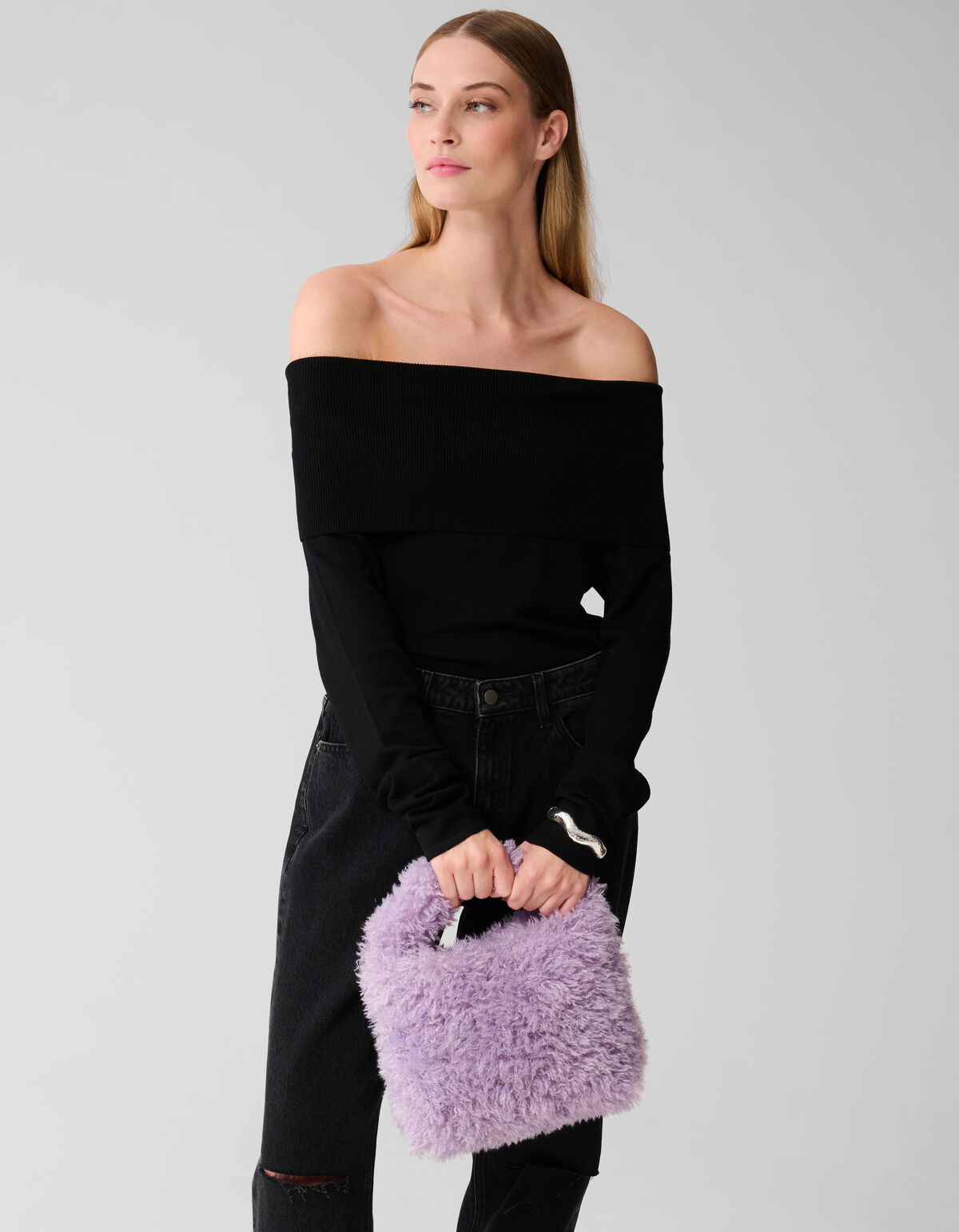 Fluffy Fur Tasche Lila SHOEBY ACCESSOIRES