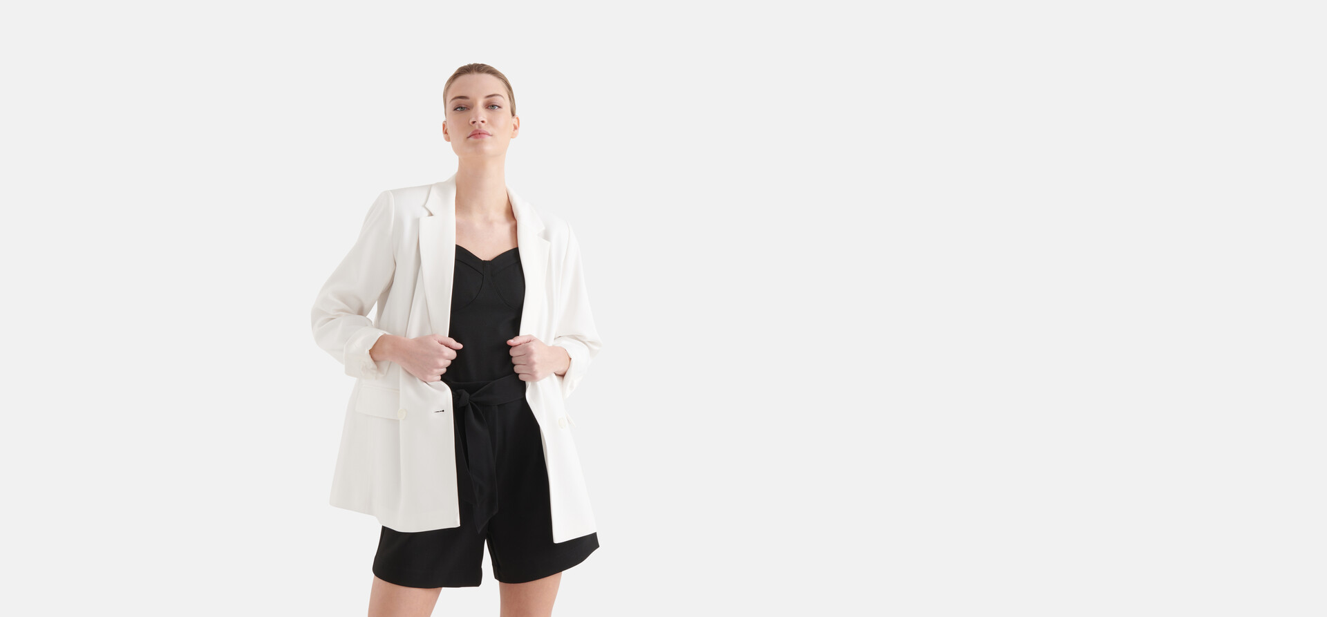 Grafik-Blazer Off White von Mieke SHOEBY WOMEN