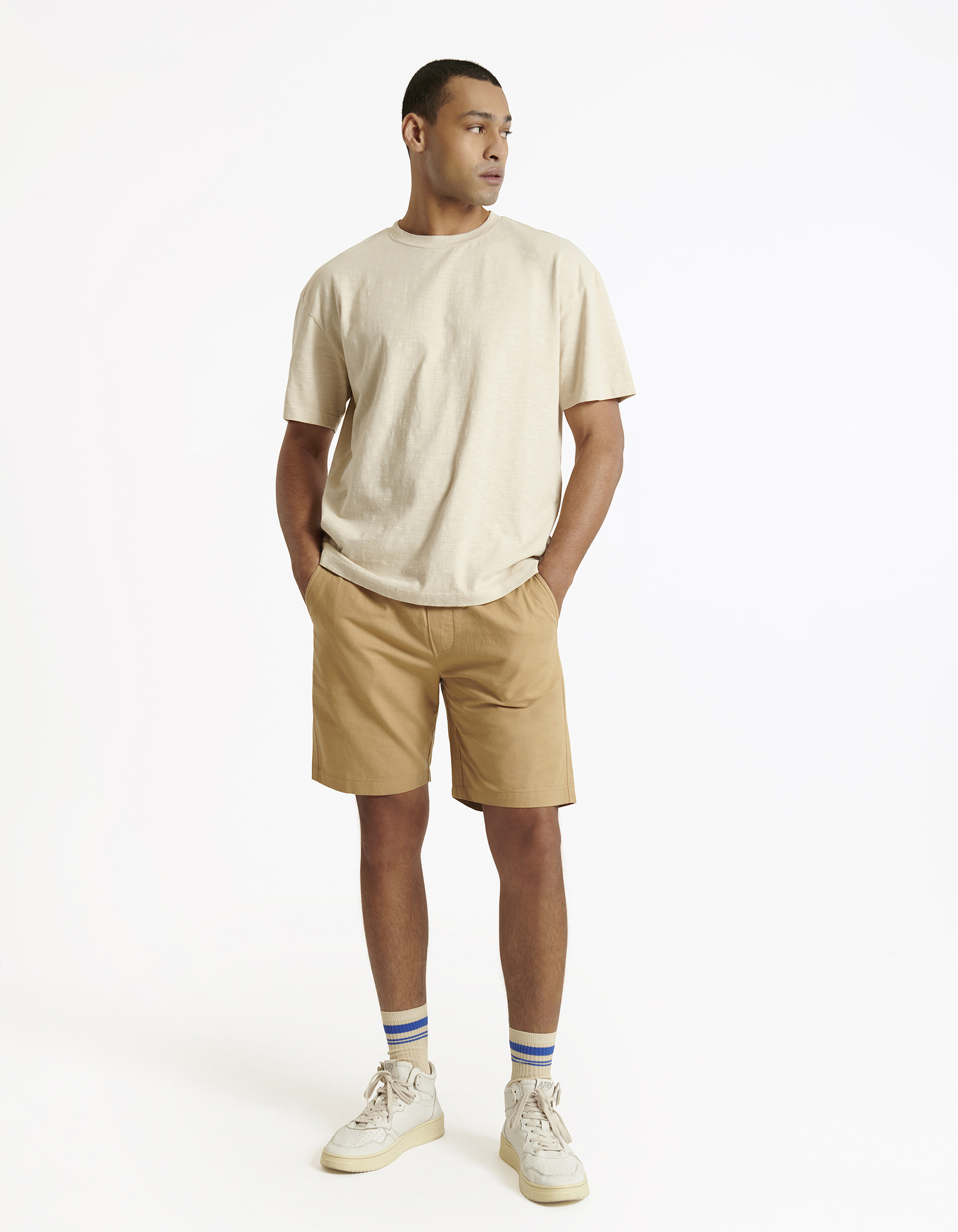 Leinen Kurz Braun SHOEBY MEN