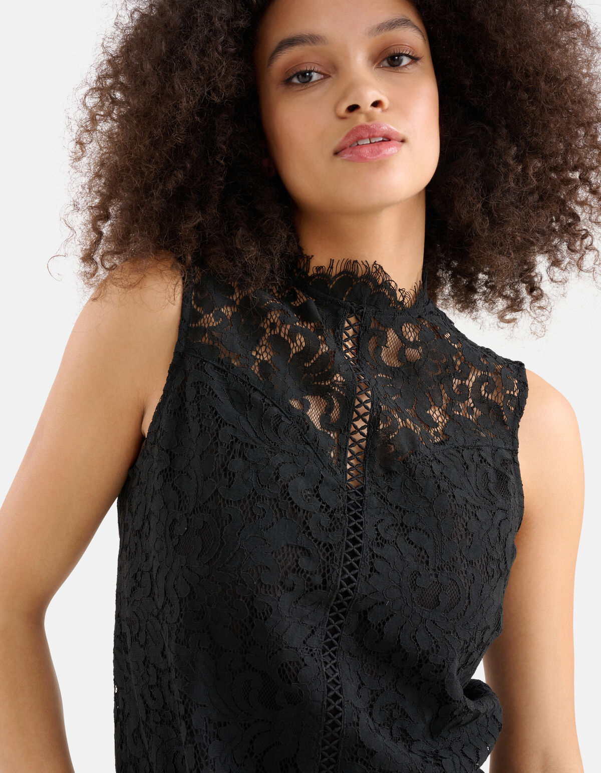 Spitzen-Top Schwarz SHOEBY WOMEN