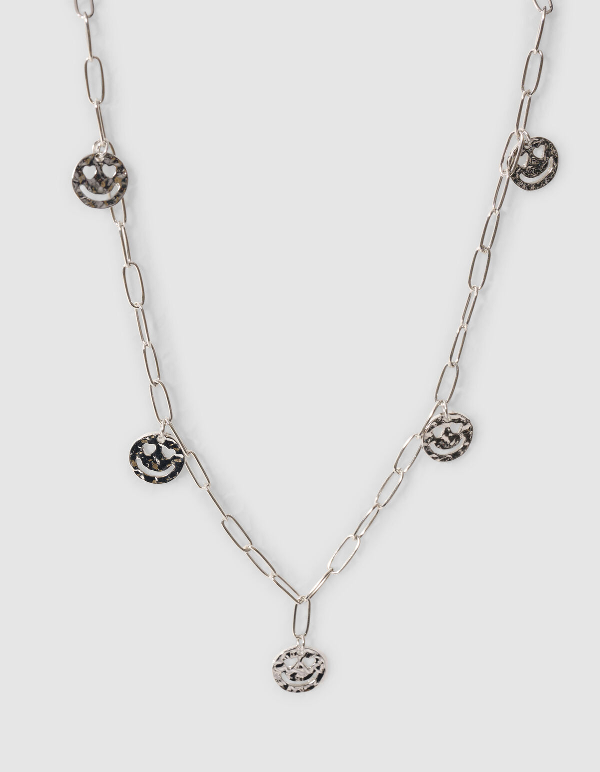 Smiley Halskette Silber SHOEBY ACCESSOIRES