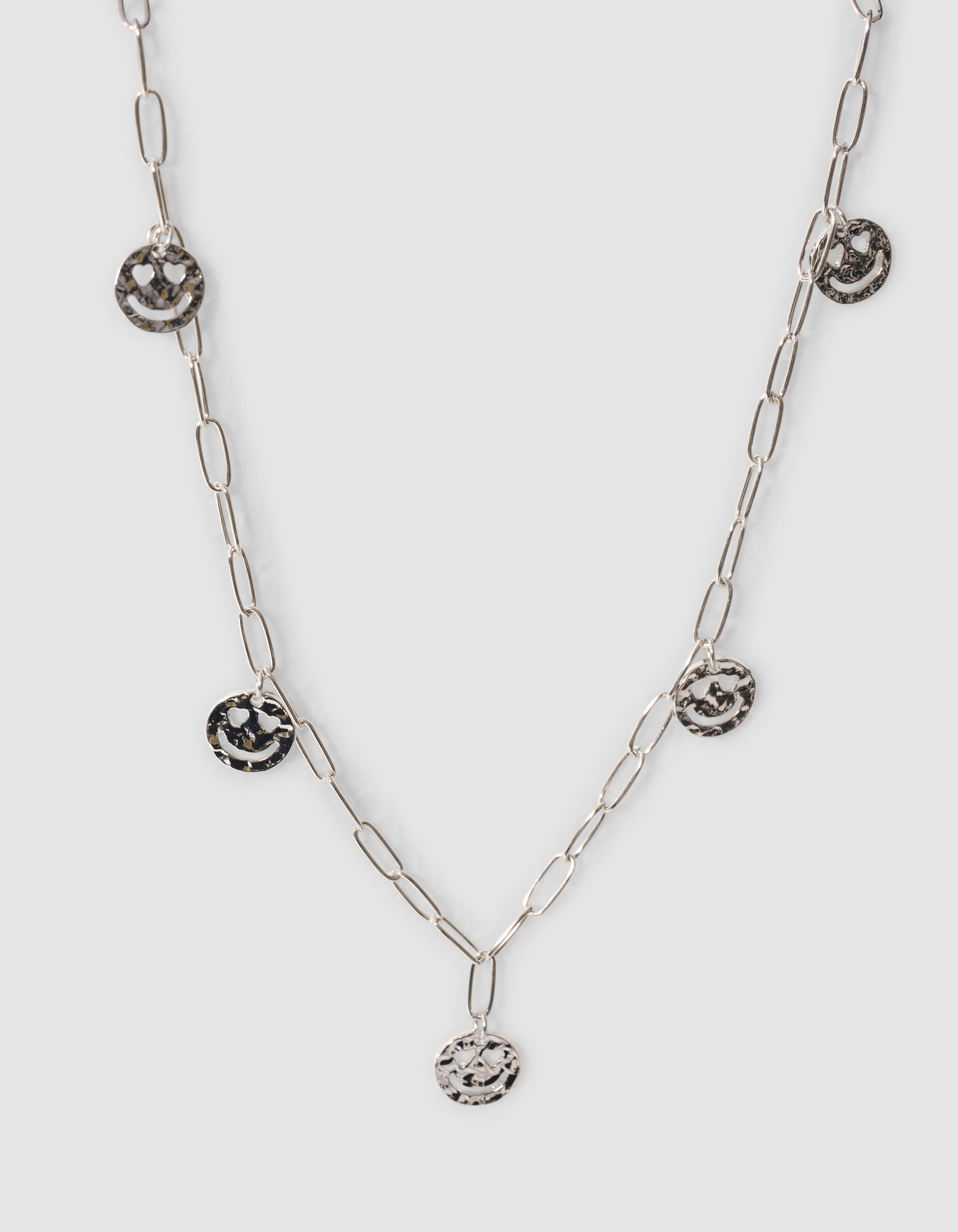 Smiley Halskette Silber SHOEBY ACCESSOIRES