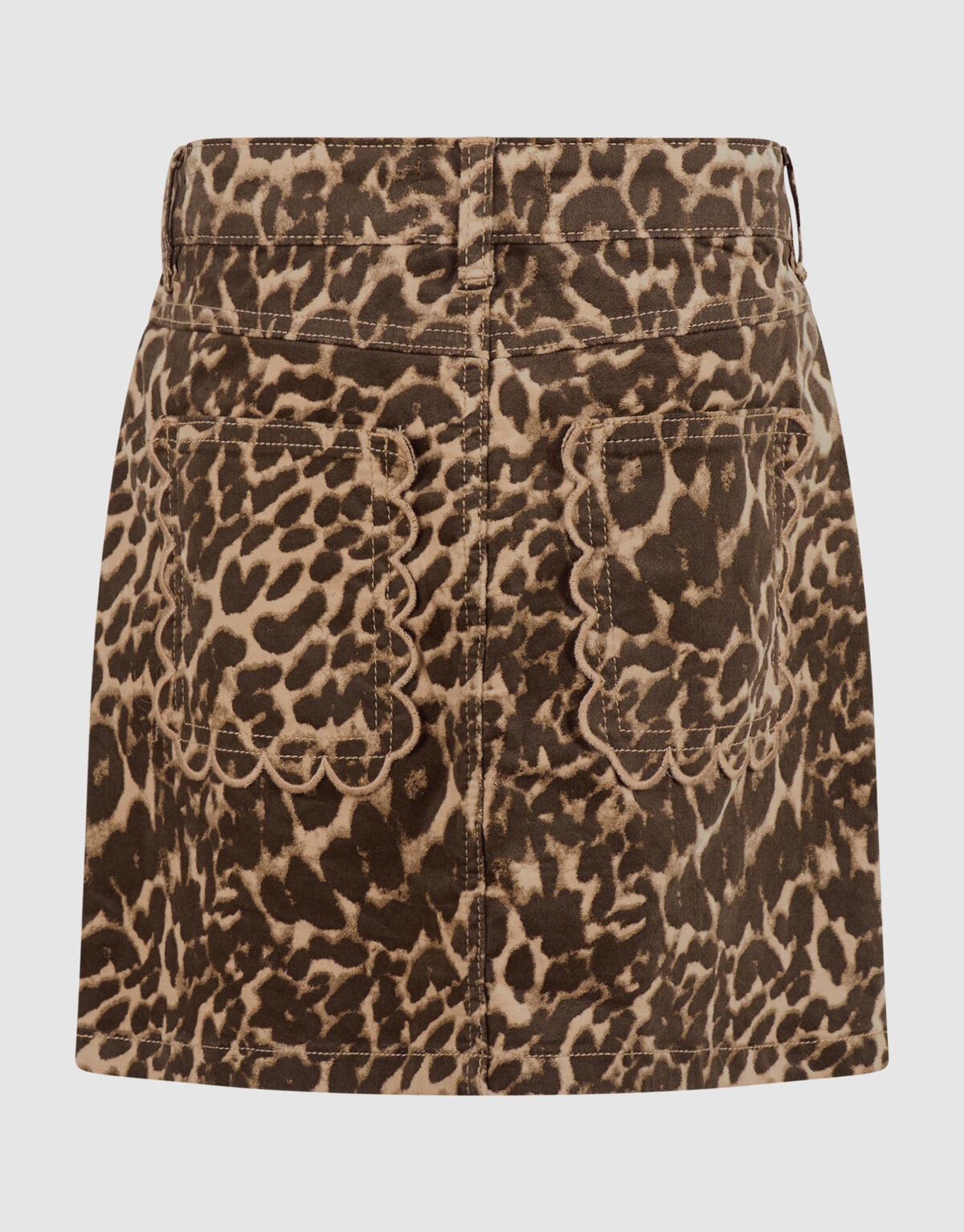 Mid-Waist Minirock Braun SHOEBY GIRLS
