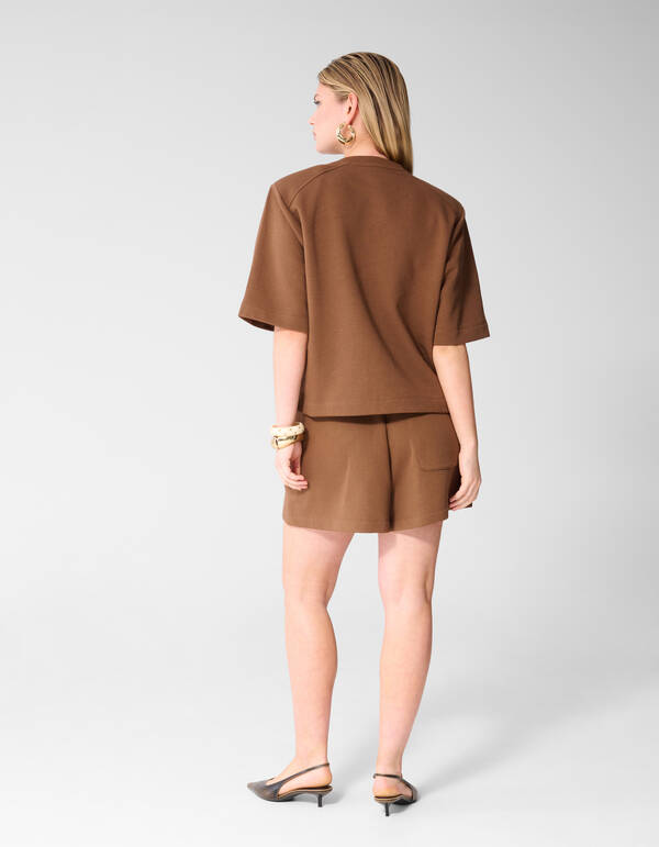 Braune Sweatshorts SHOEBY WOMEN