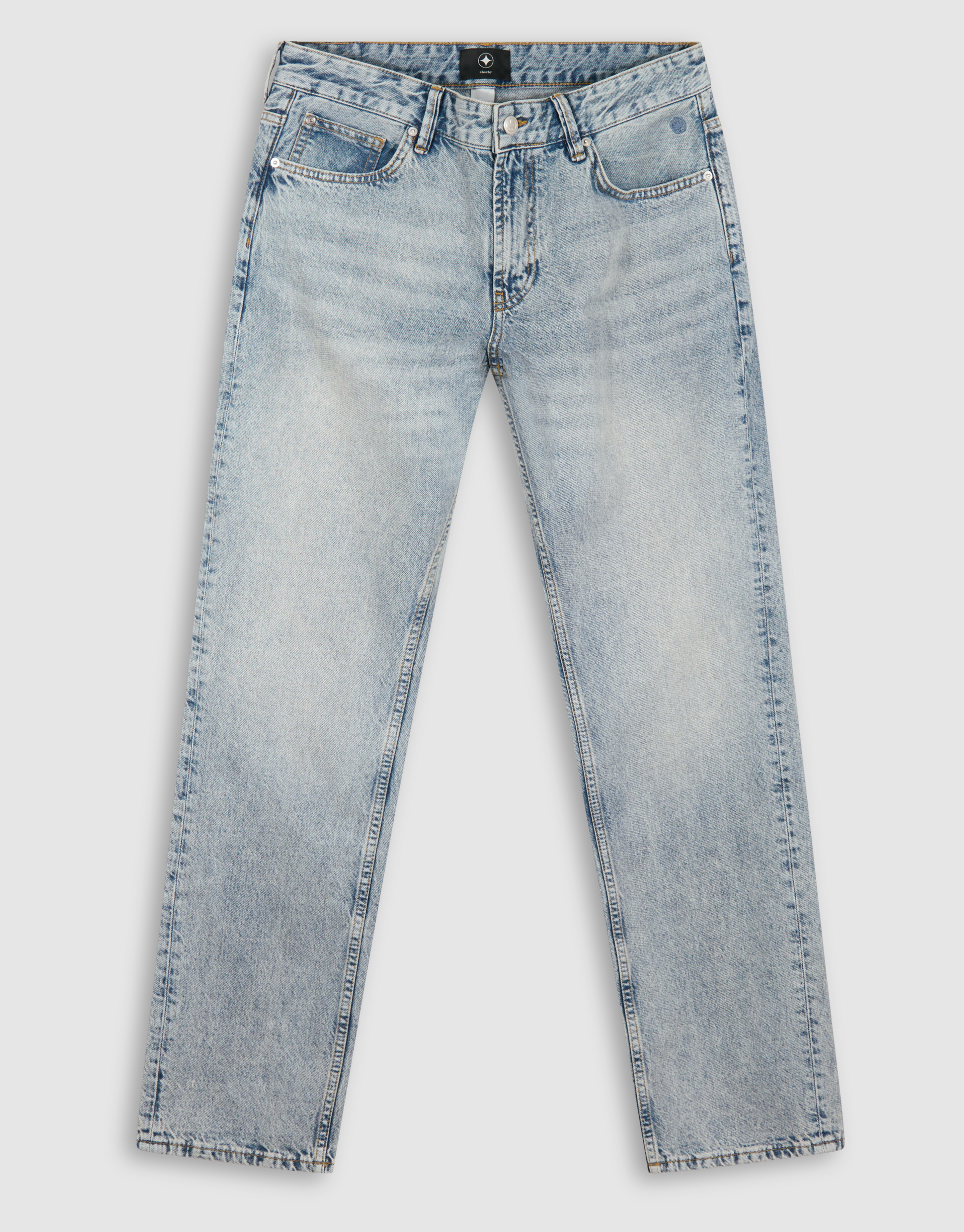 Straight Fit Jeans Mediumstone L34 SHOEBY MEN
