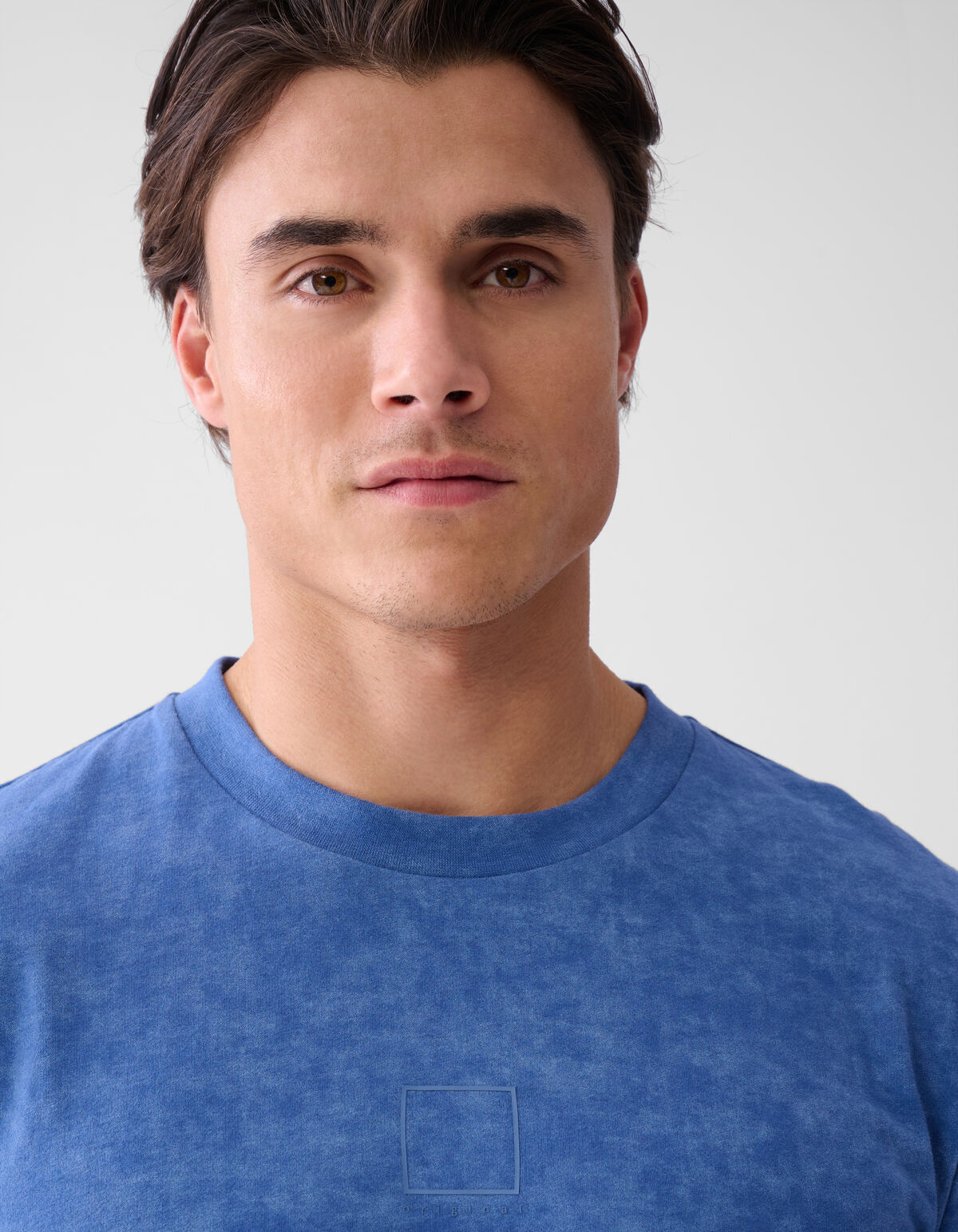 Bedrucktes T-shirt Blau SHOEBY MEN