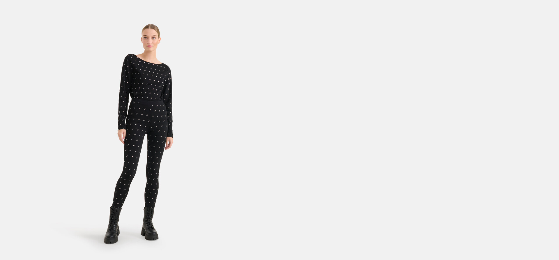Strass-Leggings Schwarz von Mieke SHOEBY WOMEN