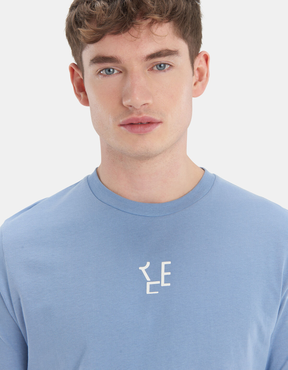 T-Shirt mit kleinem Aufdruck REFILL