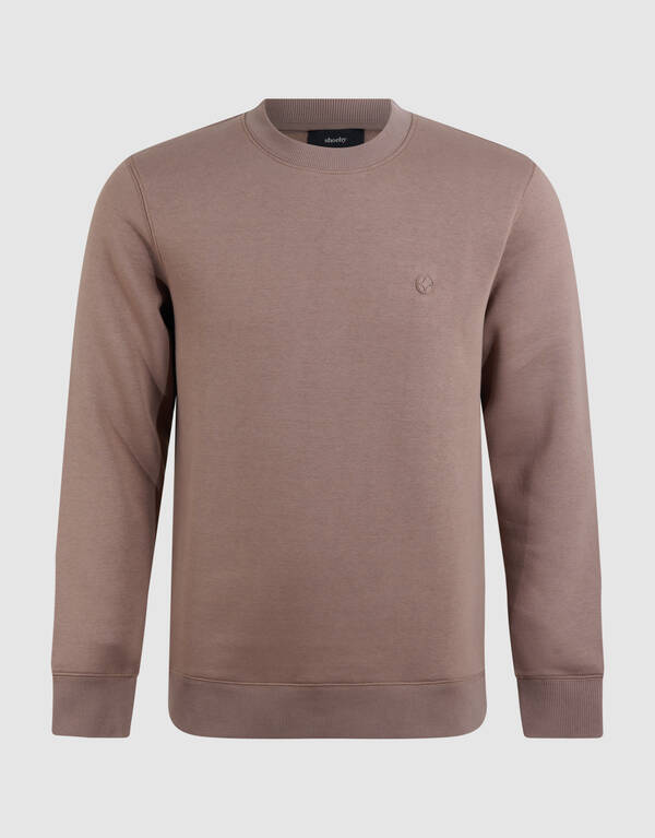 Abzeichen Pullover Hellbraun SHOEBY MEN