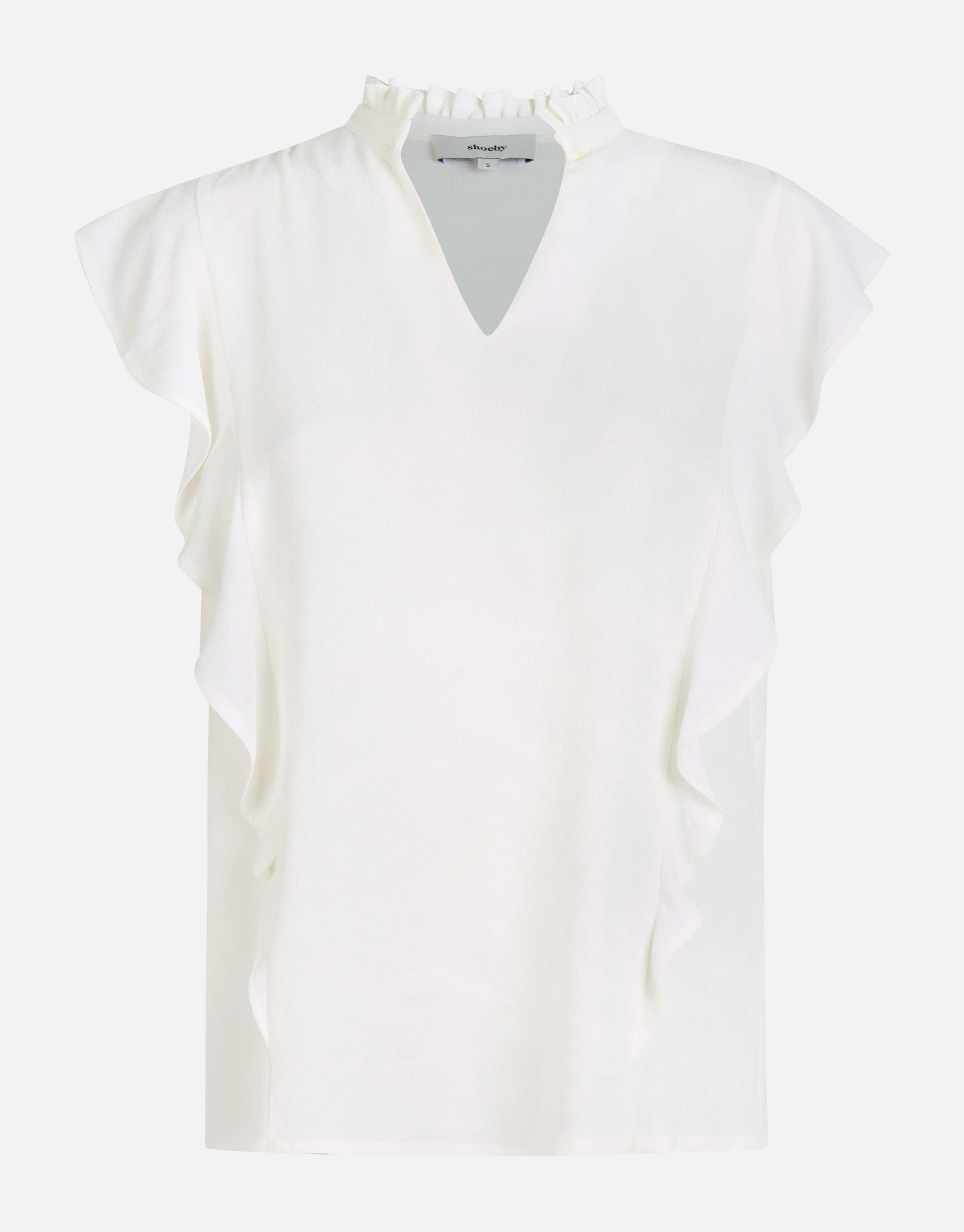 Rüschen-Top Weiß SHOEBY WOMEN