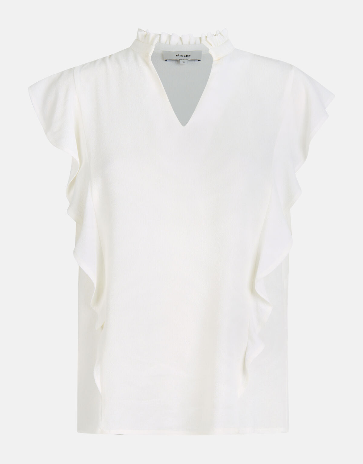 Rüschen-Top Weiß SHOEBY WOMEN