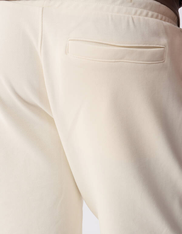 Pique Short Gebroken Wit SHOEBY MEN