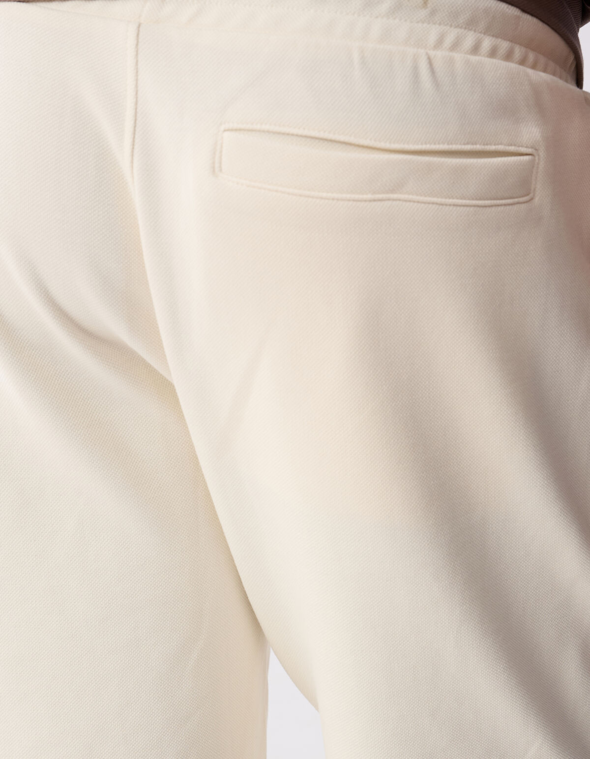 Pique Short Gebroken Wit SHOEBY MEN