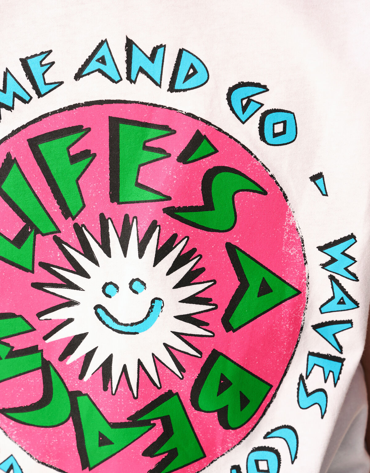 Strand Artwork T-shirt Wei&szlig; SHOEBY BOYS