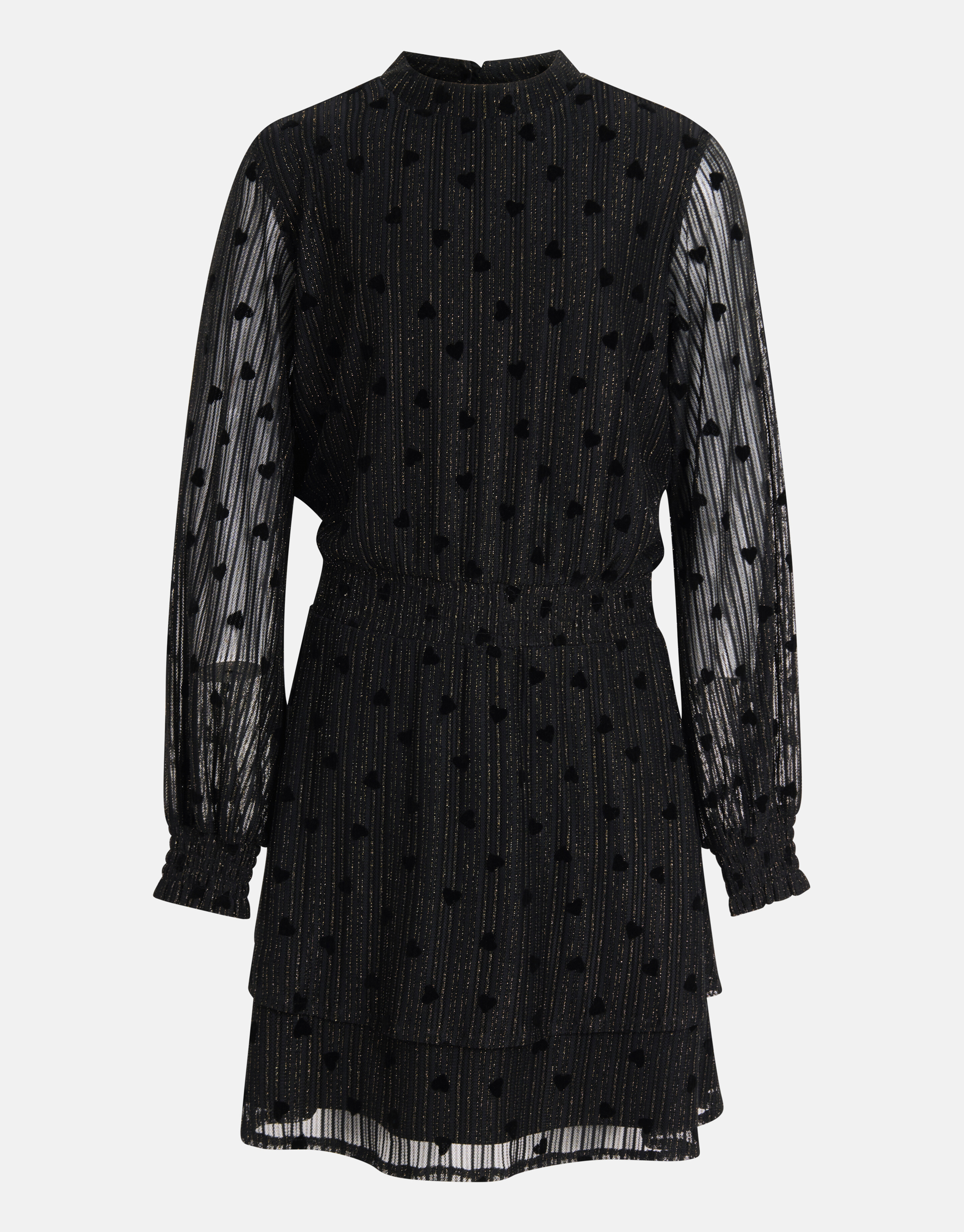 Mesh-Kleid Schwarz SHOEBY GIRLS