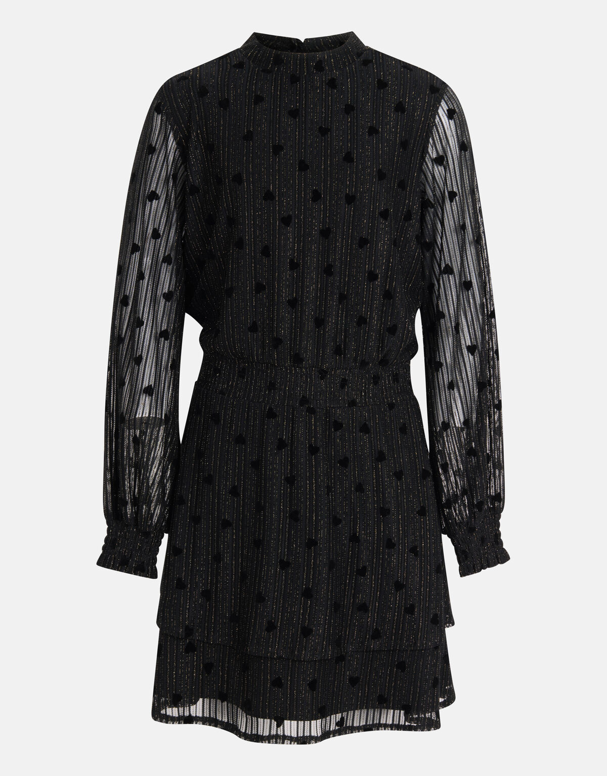 Mesh-Kleid Schwarz SHOEBY GIRLS