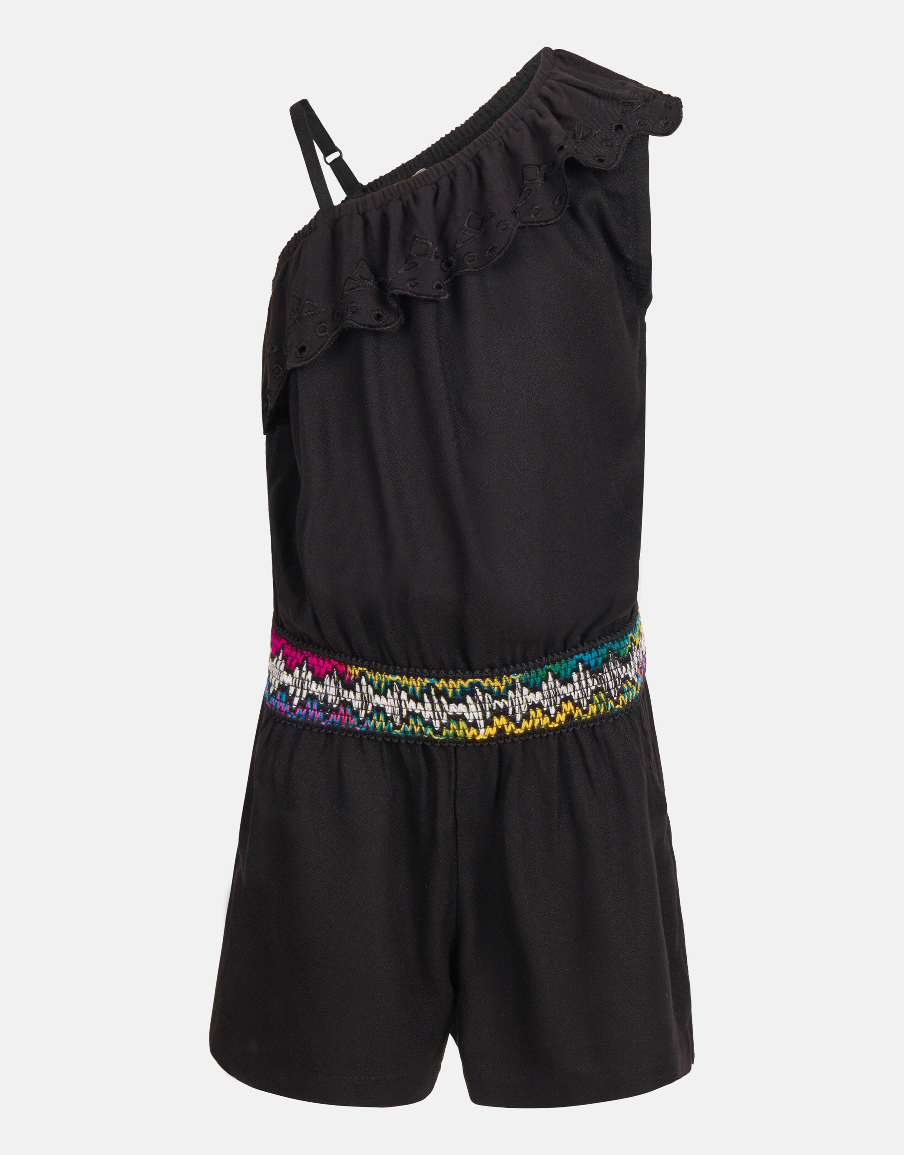 Ein-Schulter-Overall Schwarz SHOEBY GIRLS