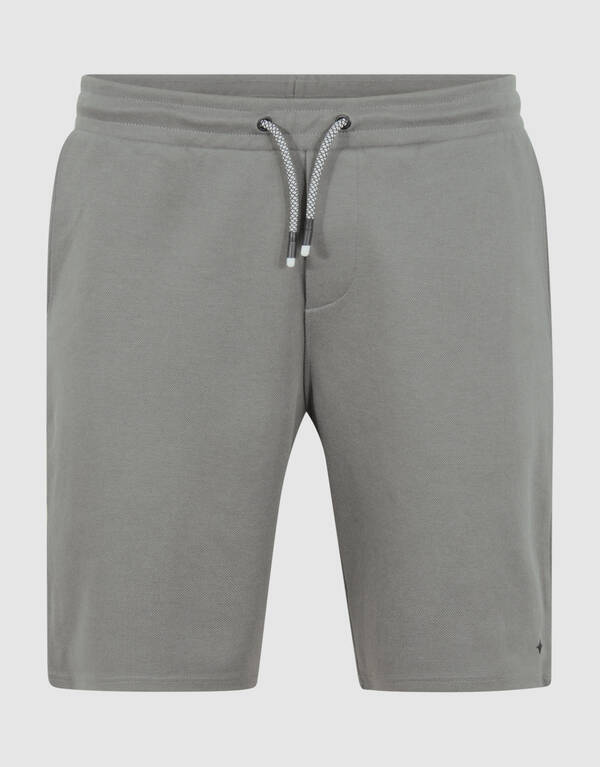 Pique Logo Shorts Dunkelgr&uuml;n SHOEBY MEN