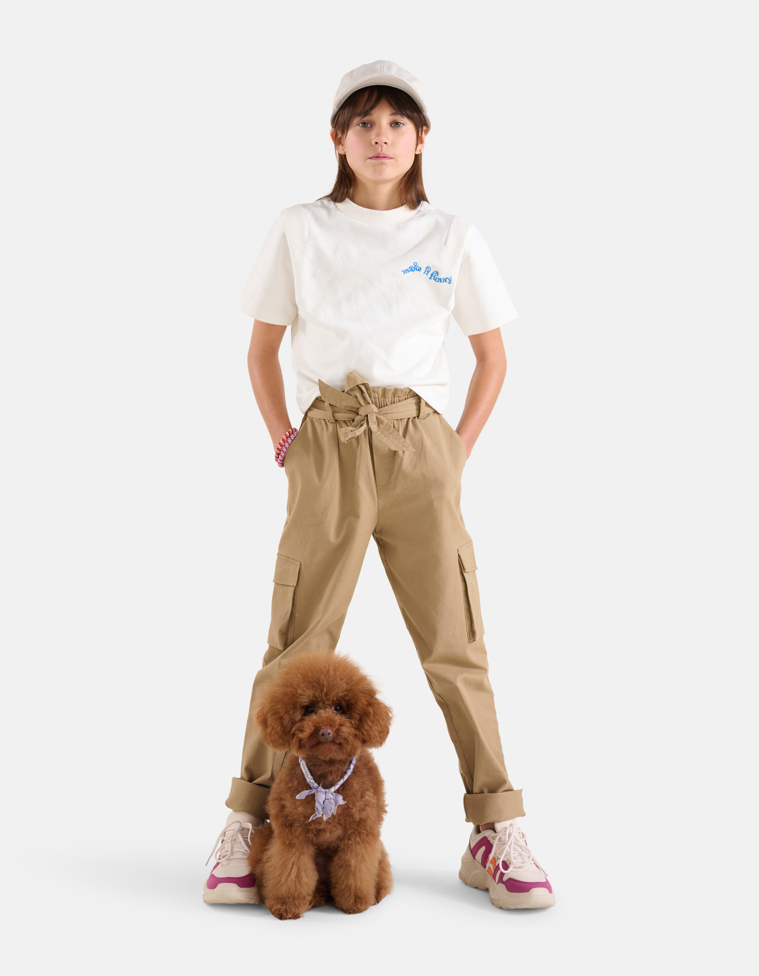 Bold Sweat T-shirt Off White SHOEBY GIRLS