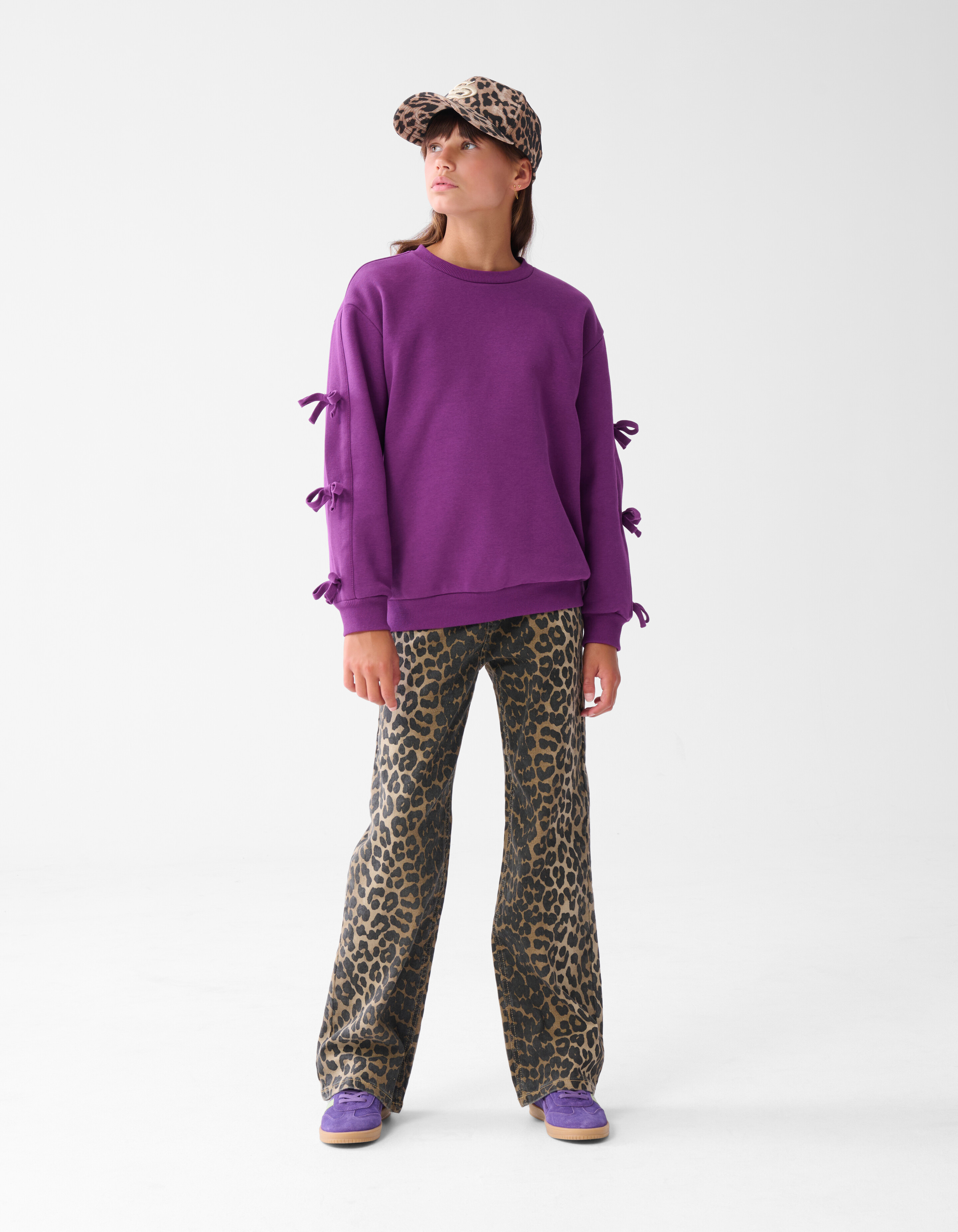 Schleife Pullover Lila SHOEBY GIRLS