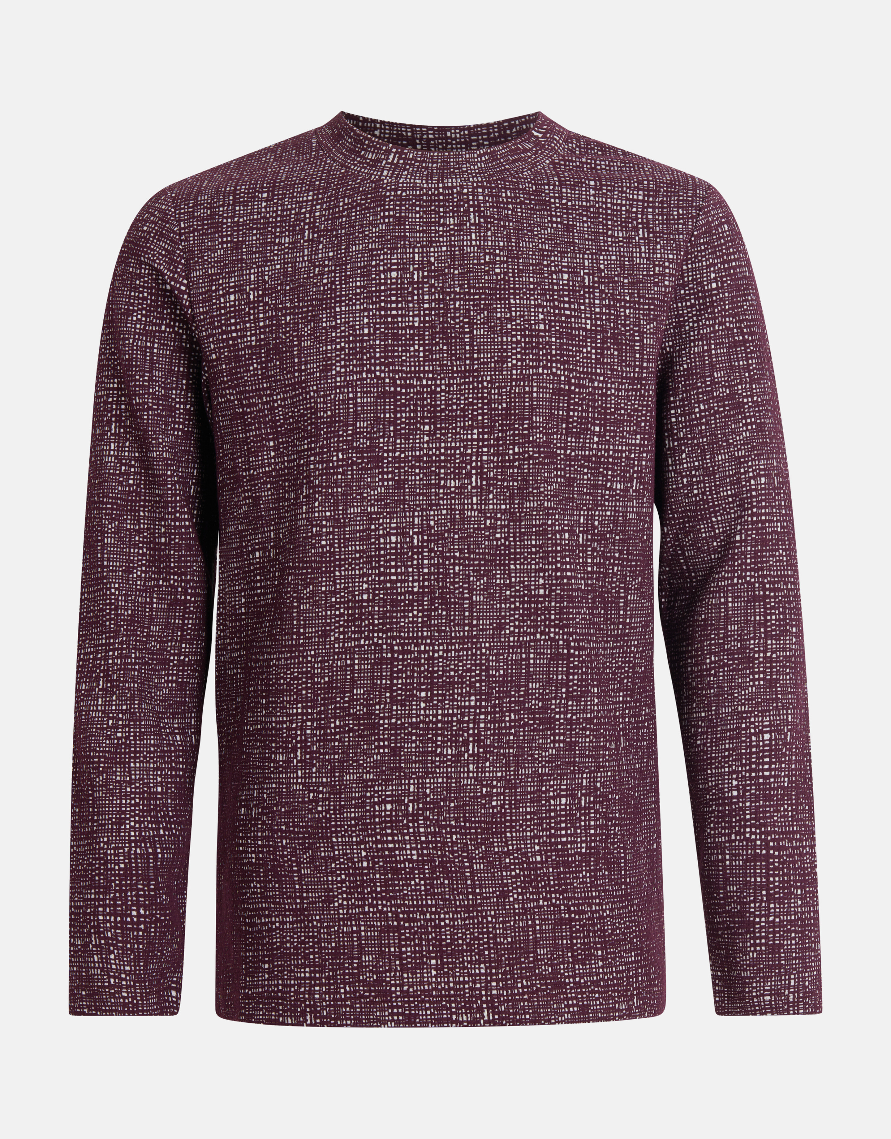 Grafik-T-Shirt Bordeaux SHOEBY MEN