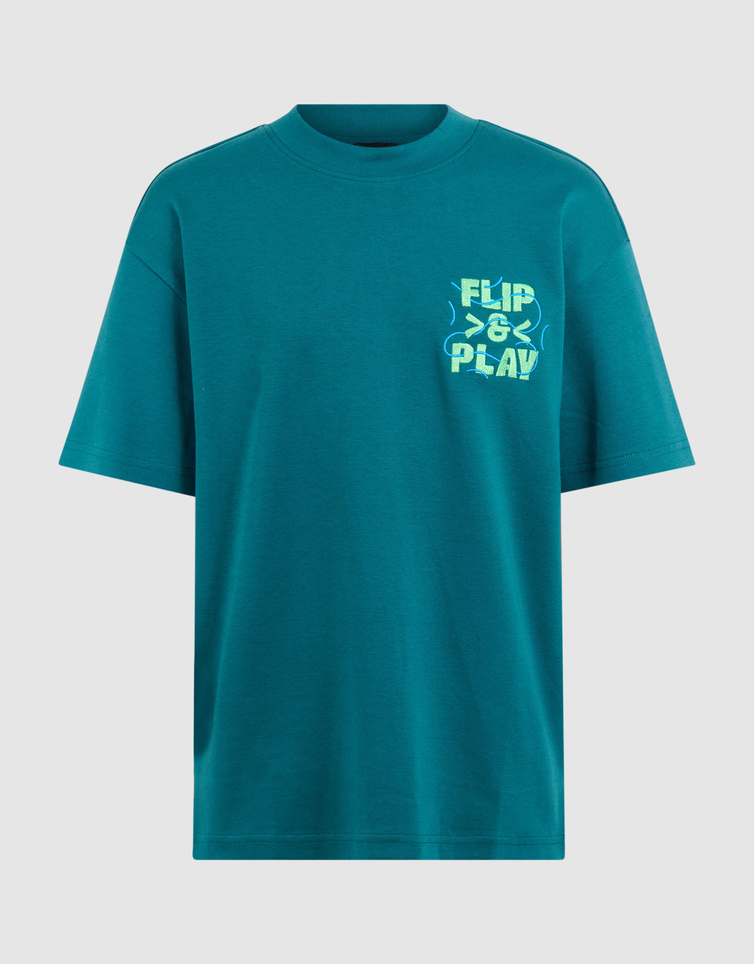 Play Artwork T-shirt Dunkelgrün SHOEBY BOYS