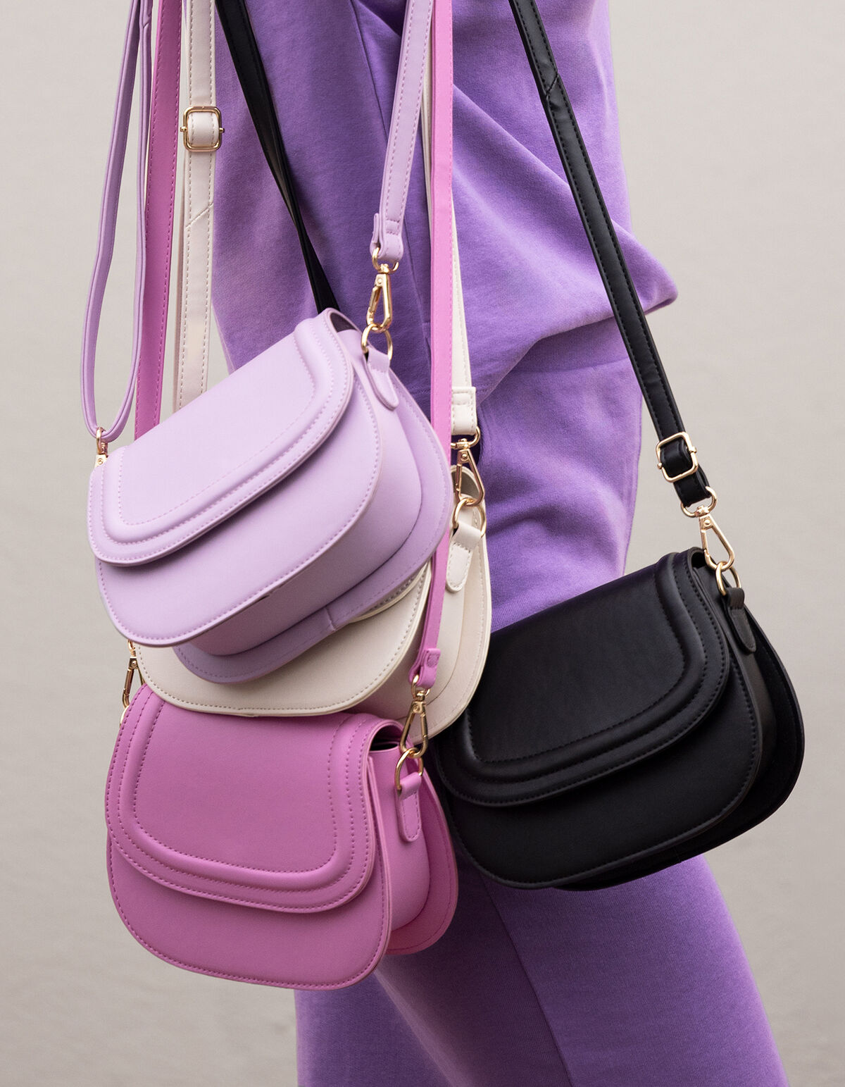 Vegan Leren Tas Zwart SHOEBY ACCESSOIRES