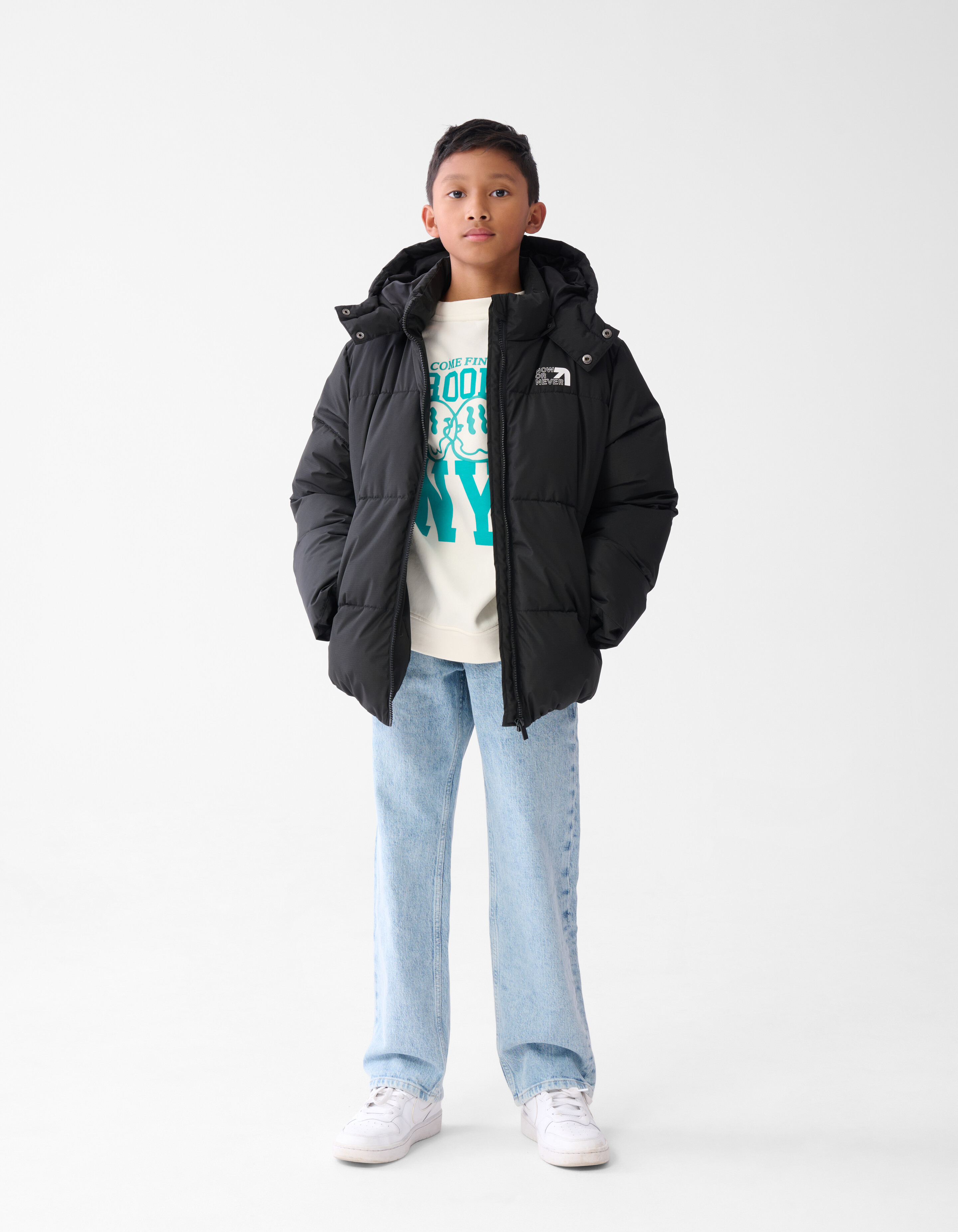 Pufferjacke Schwarz SHOEBY BOYS