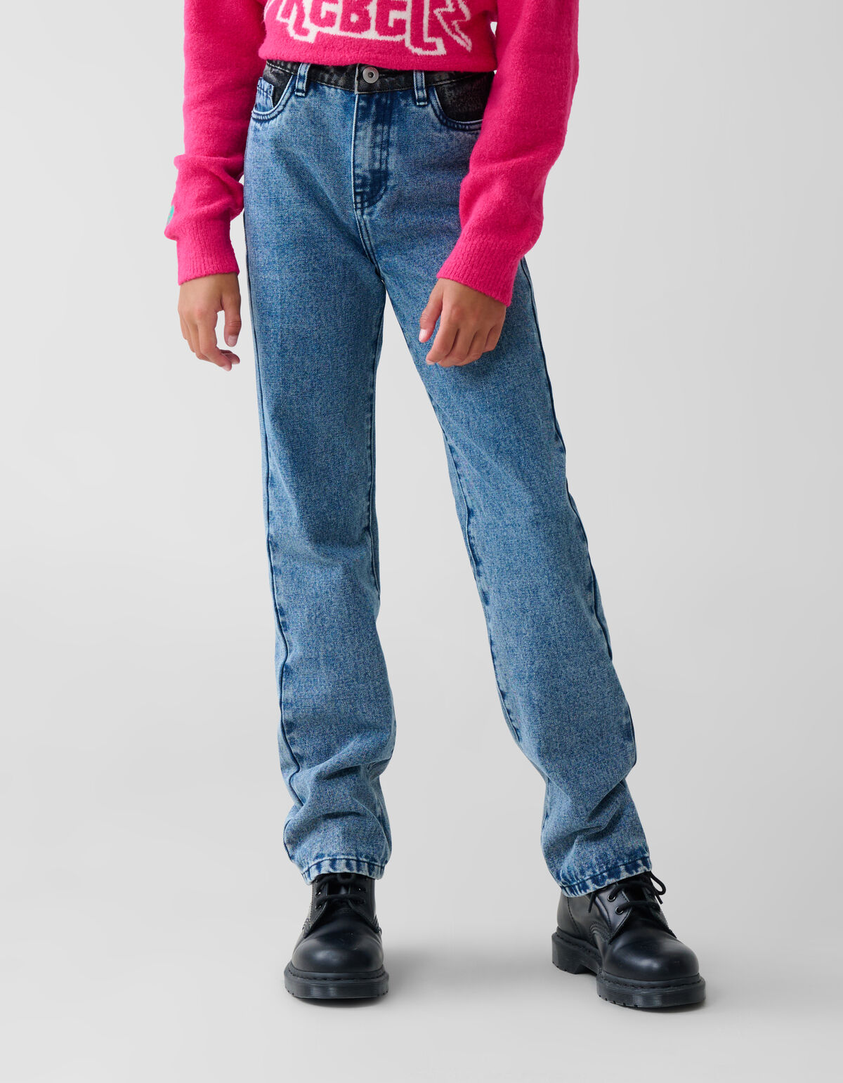 Gemischte Straight Fit Jeans Mediumstone SHOEBY GIRLS