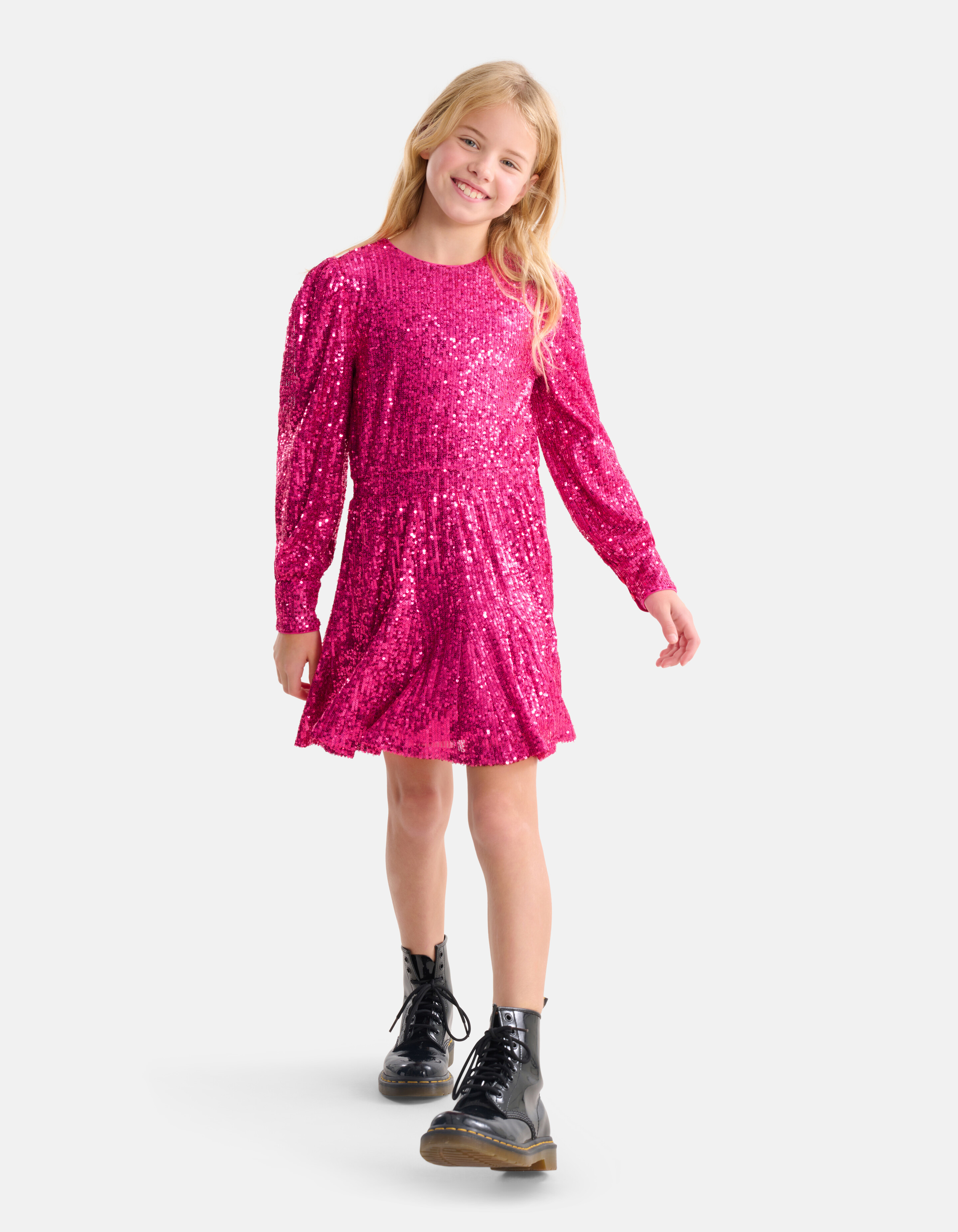 Paillettenkleid Rosa von Nicolette SHOEBY GIRLS