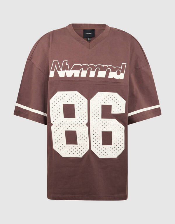 Oversized Rugby-T-Shirt Braun SHOEBY BOYS