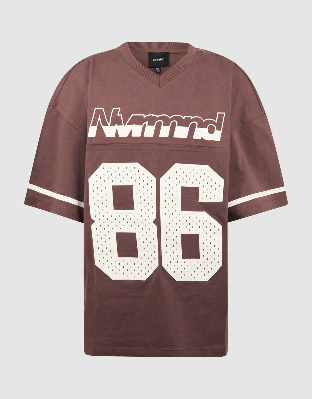 Oversized Rugby-T-Shirt Braun SHOEBY BOYS