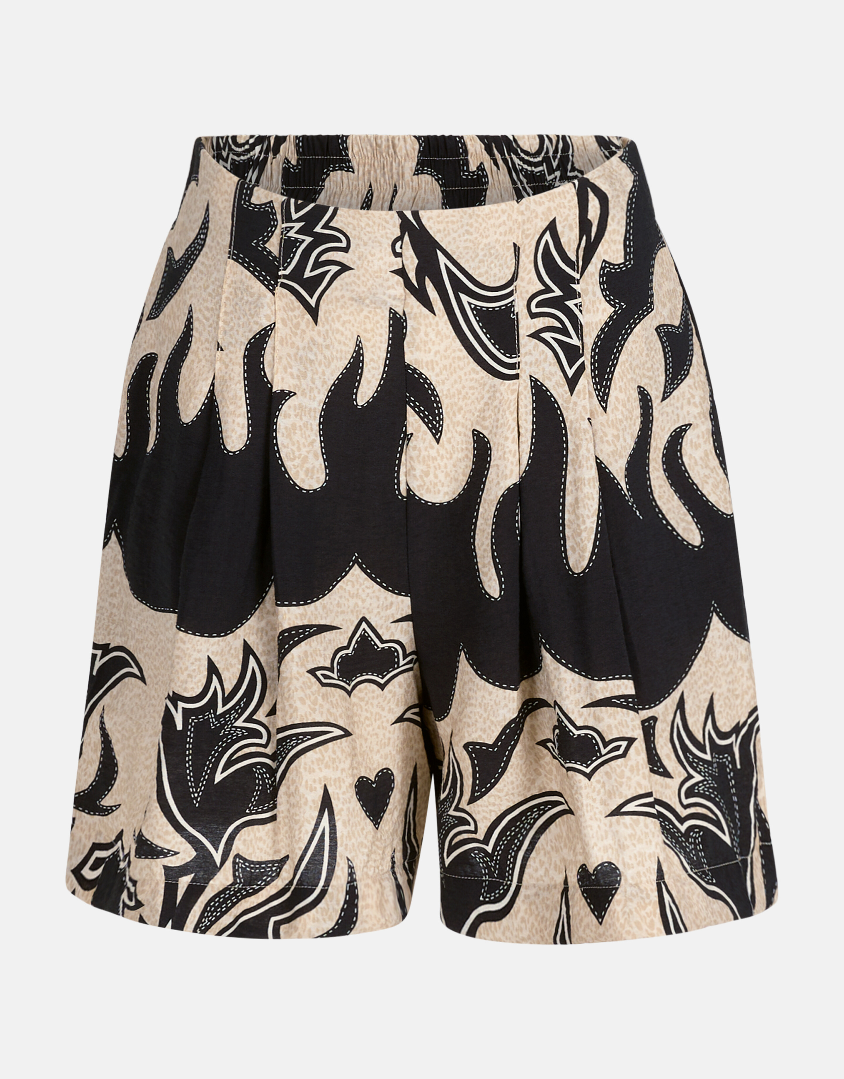Artwork Short Schwarz/Beige SHOEBY WOMEN