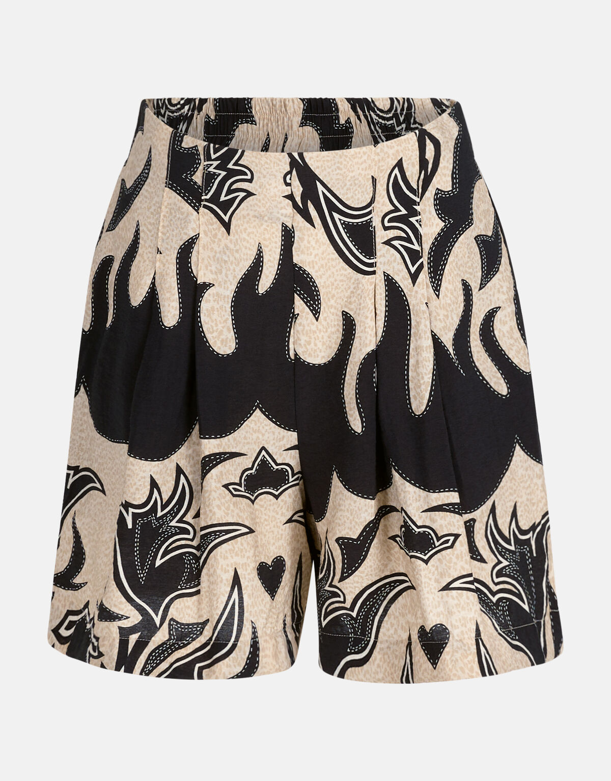 Artwork Short Schwarz/Beige SHOEBY WOMEN