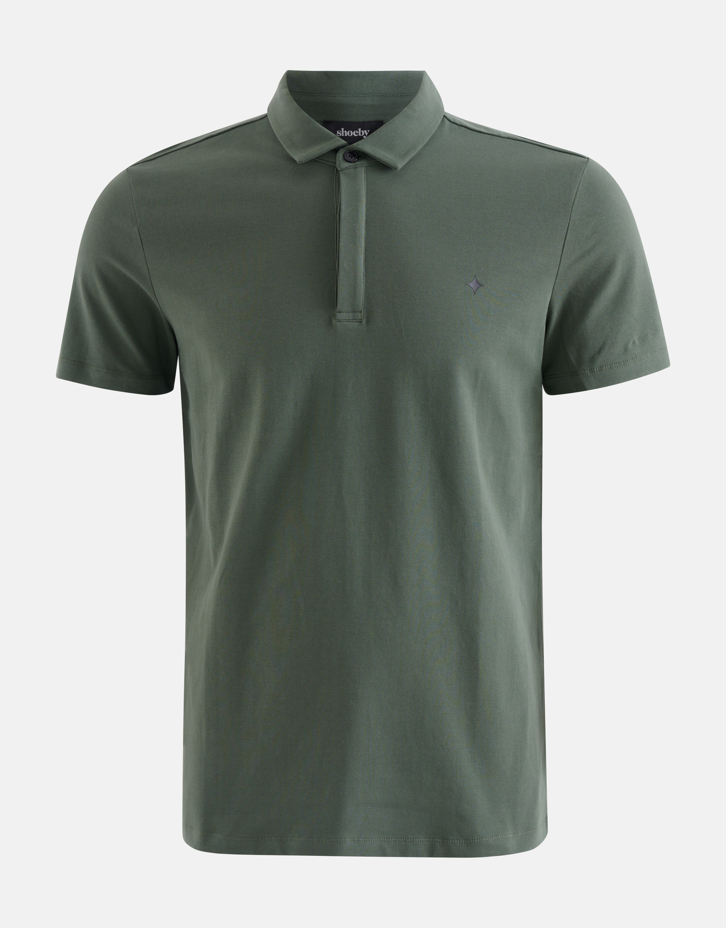Jersey Poloshirt Dunkelgrün SHOEBY MEN
