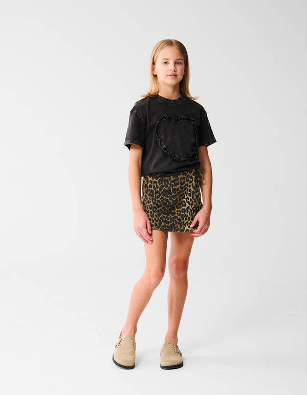 Leopard Wrap Skort Braun SHOEBY GIRLS