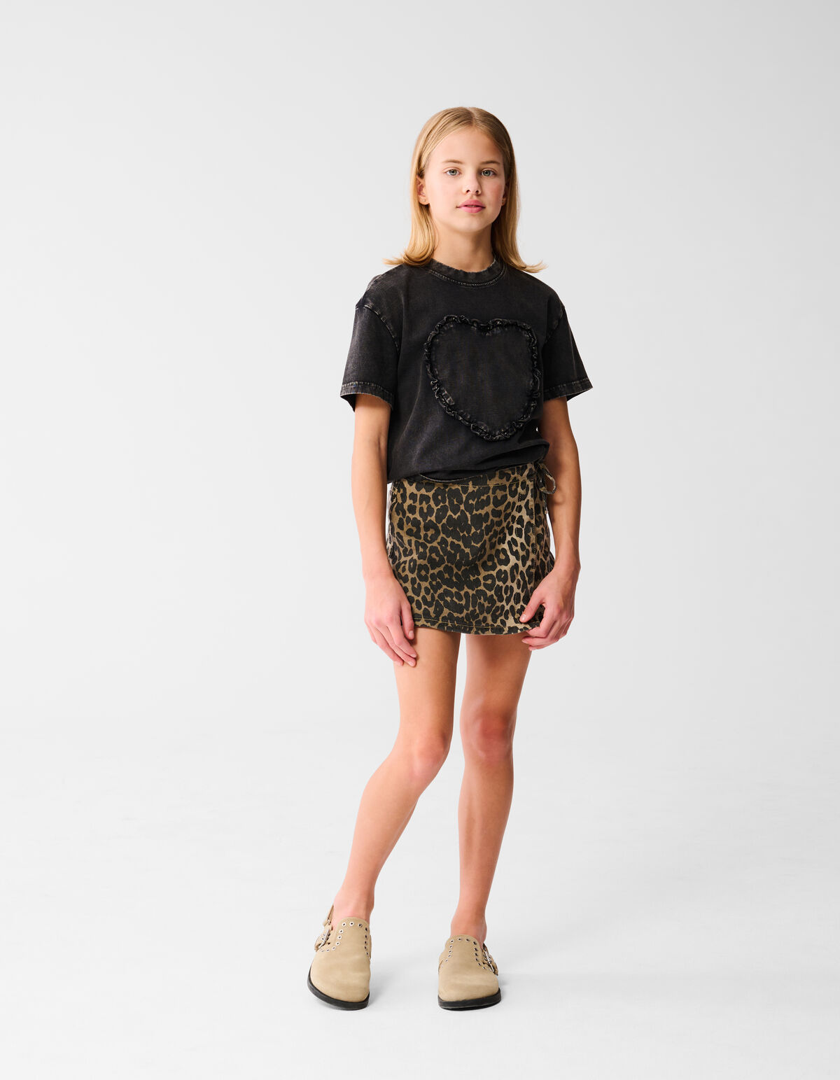 Leopard Wrap Skort Braun SHOEBY GIRLS