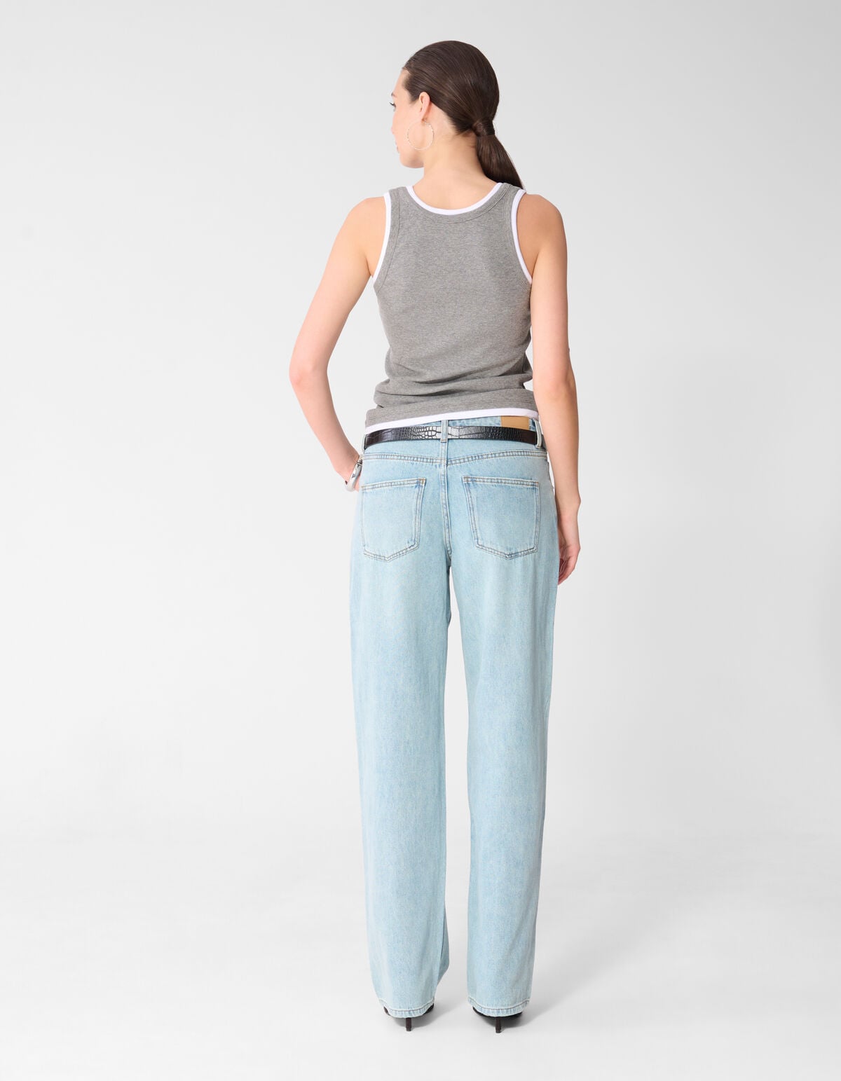 Jeans mit weicher, gerader Passform Gebleicht SHOEBY WOMEN