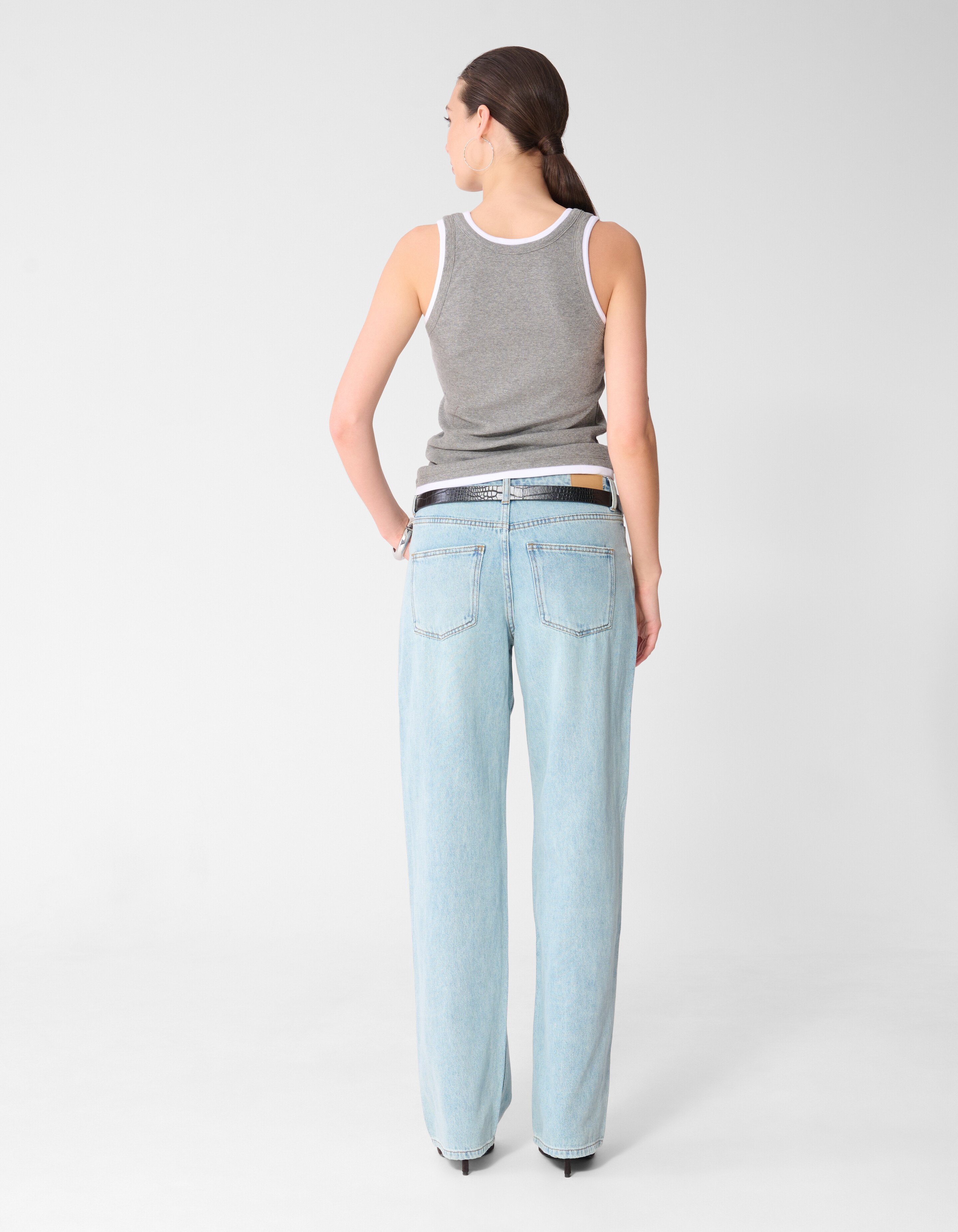 Jeans mit weicher, gerader Passform Gebleicht SHOEBY WOMEN