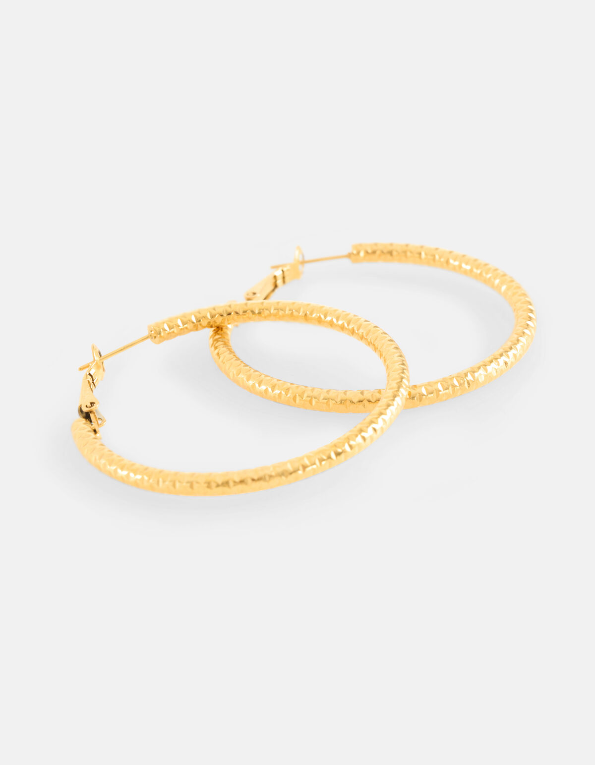 Große Reifen Ohrringe Gold SHOEBY ACCESSOIRES