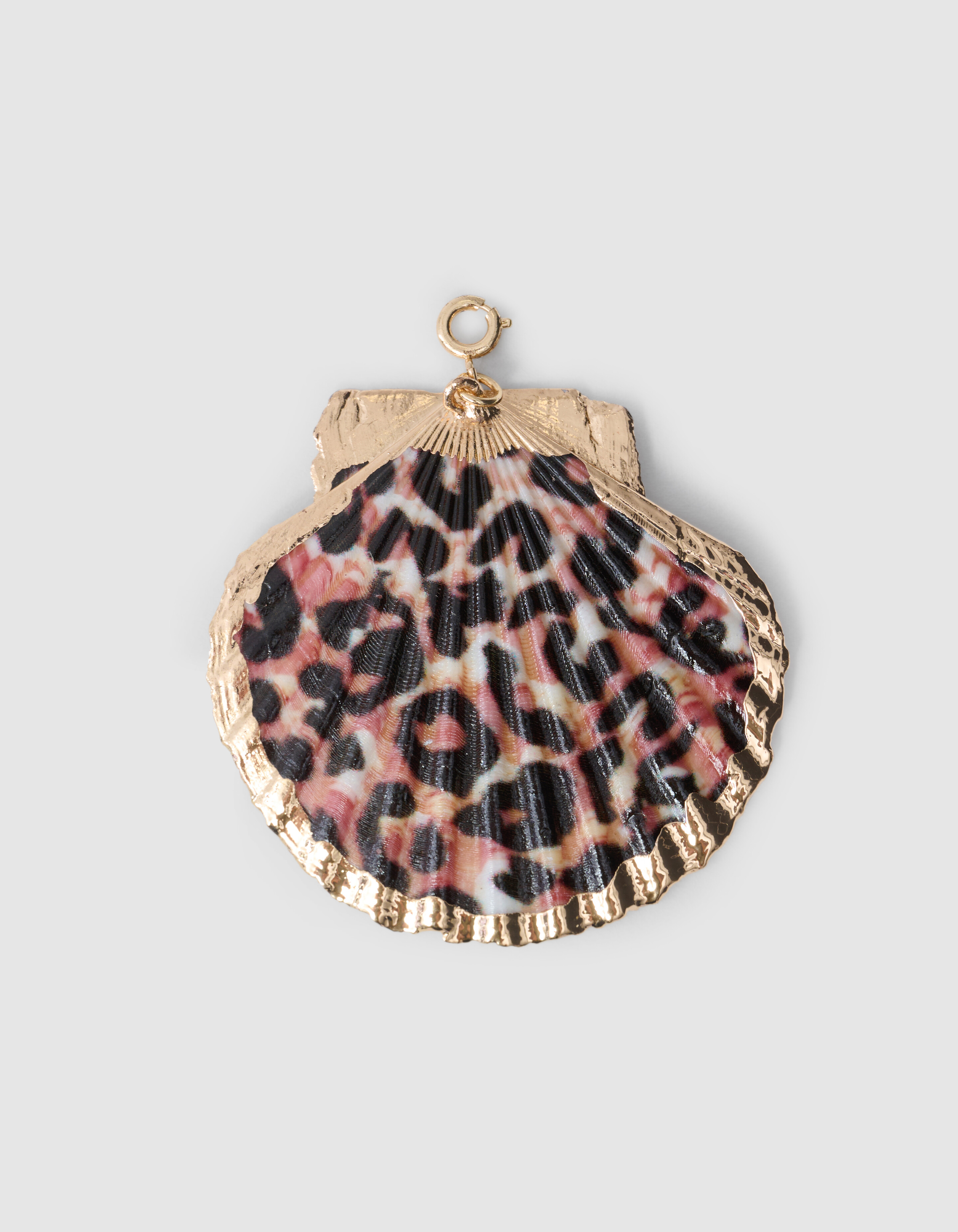 Leopard Shell Charm Braun SHOEBY ACCESSOIRES