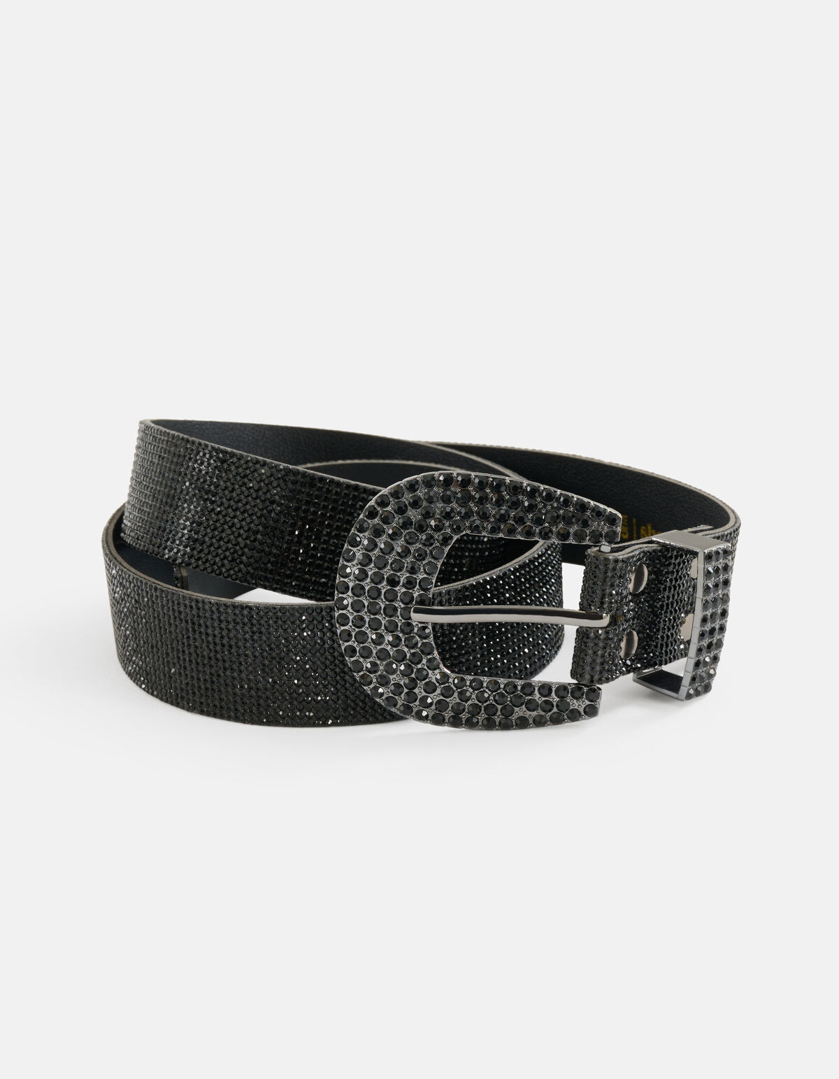 Strassgürtel Schwarz SHOEBY ACCESSOIRES