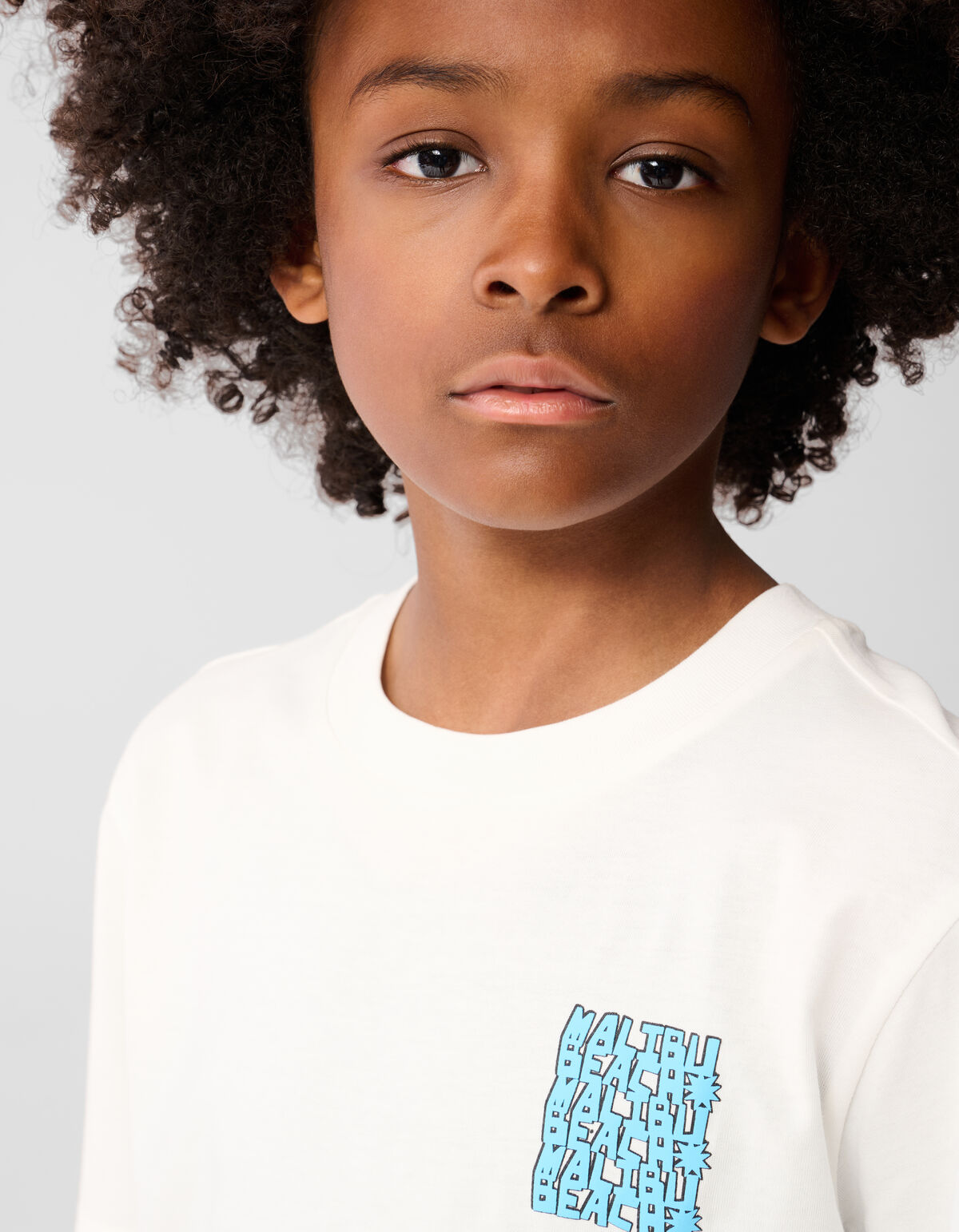 Malibu Artwork T-shirt Off White SHOEBY BOYS